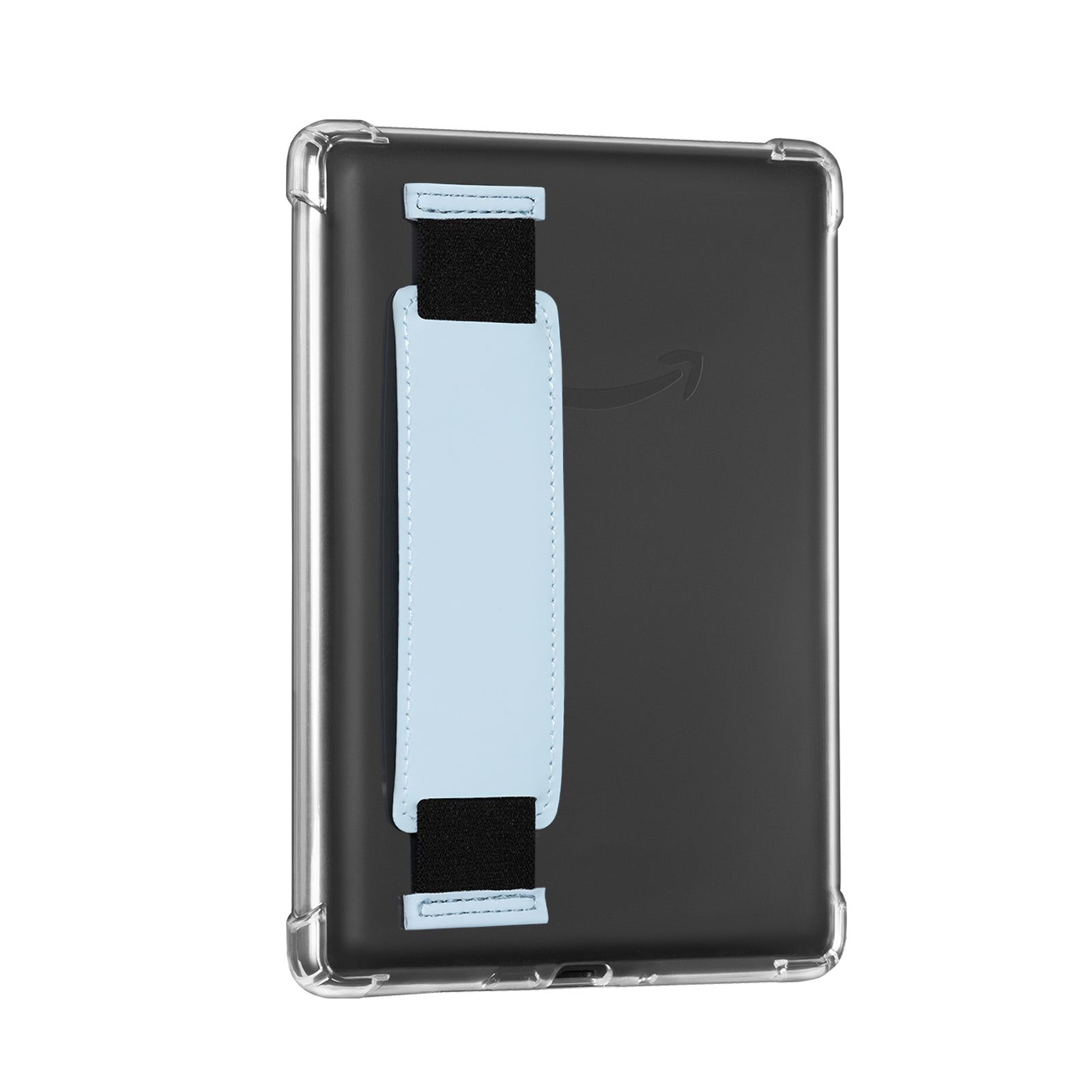 Kindle Paperwhite 12th Gen (2024 7 inch) Clear with Hand Strap Case#Color_Sky Blue