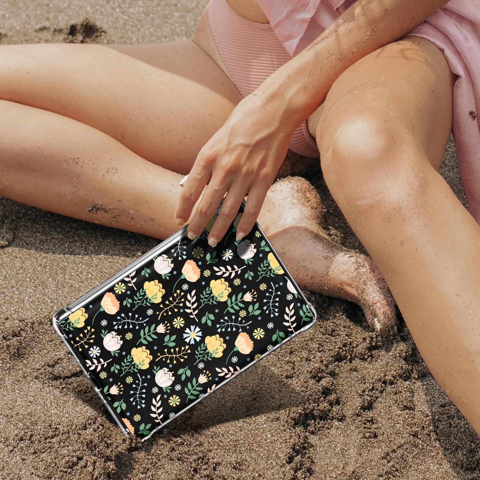 Kindle Paperwhite 12th Gen (2024 7 inch) clear-prints Case#Color_Butterfly Flower