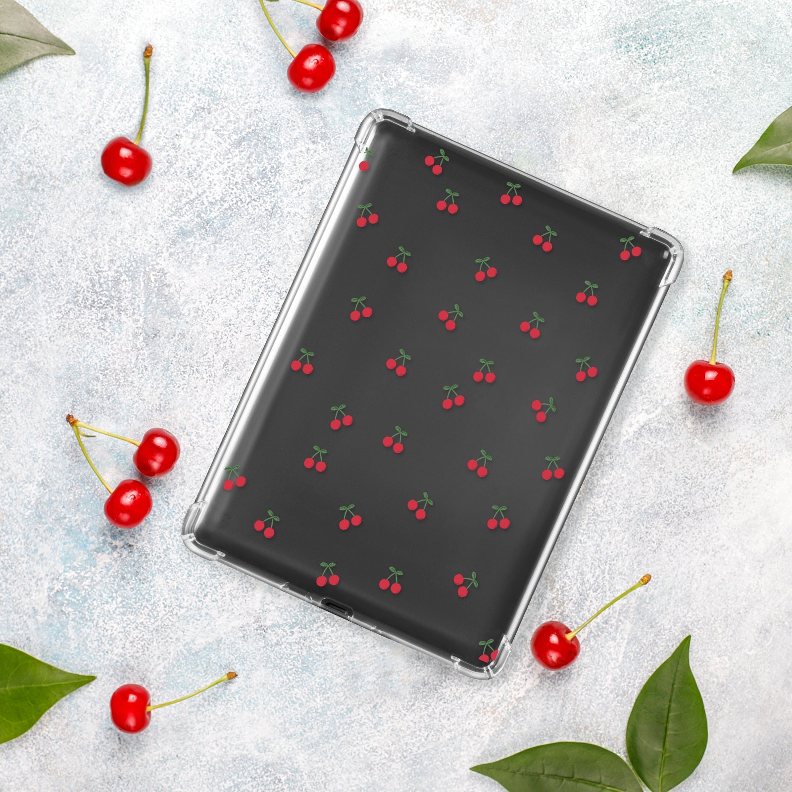 Kindle Paperwhite 12th Gen (2024 7 inch) clear-prints Case#Color_Cherry