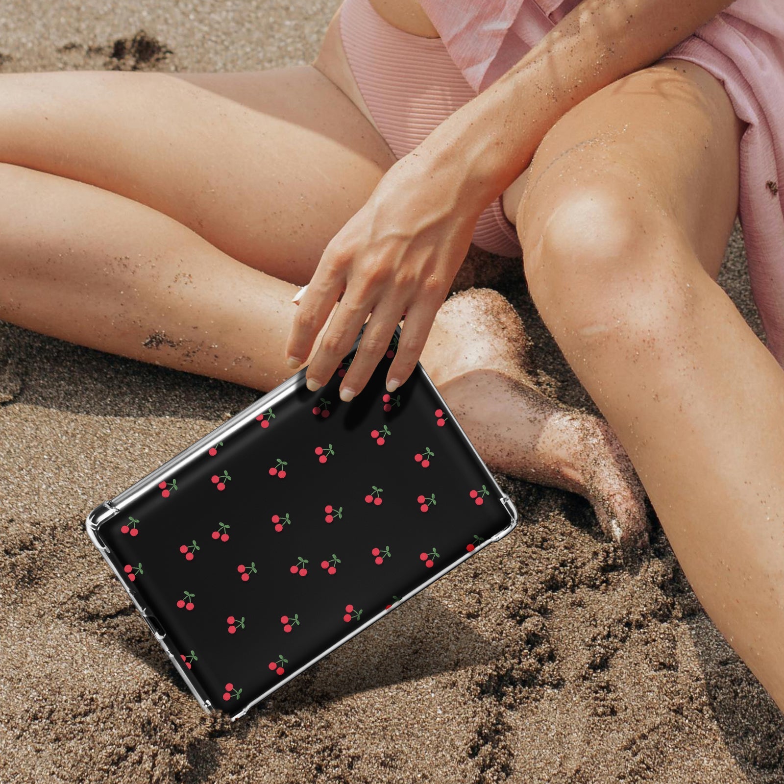 Kindle Paperwhite 12th Gen (2024 7 inch) clear-prints Case#Color_Cherry