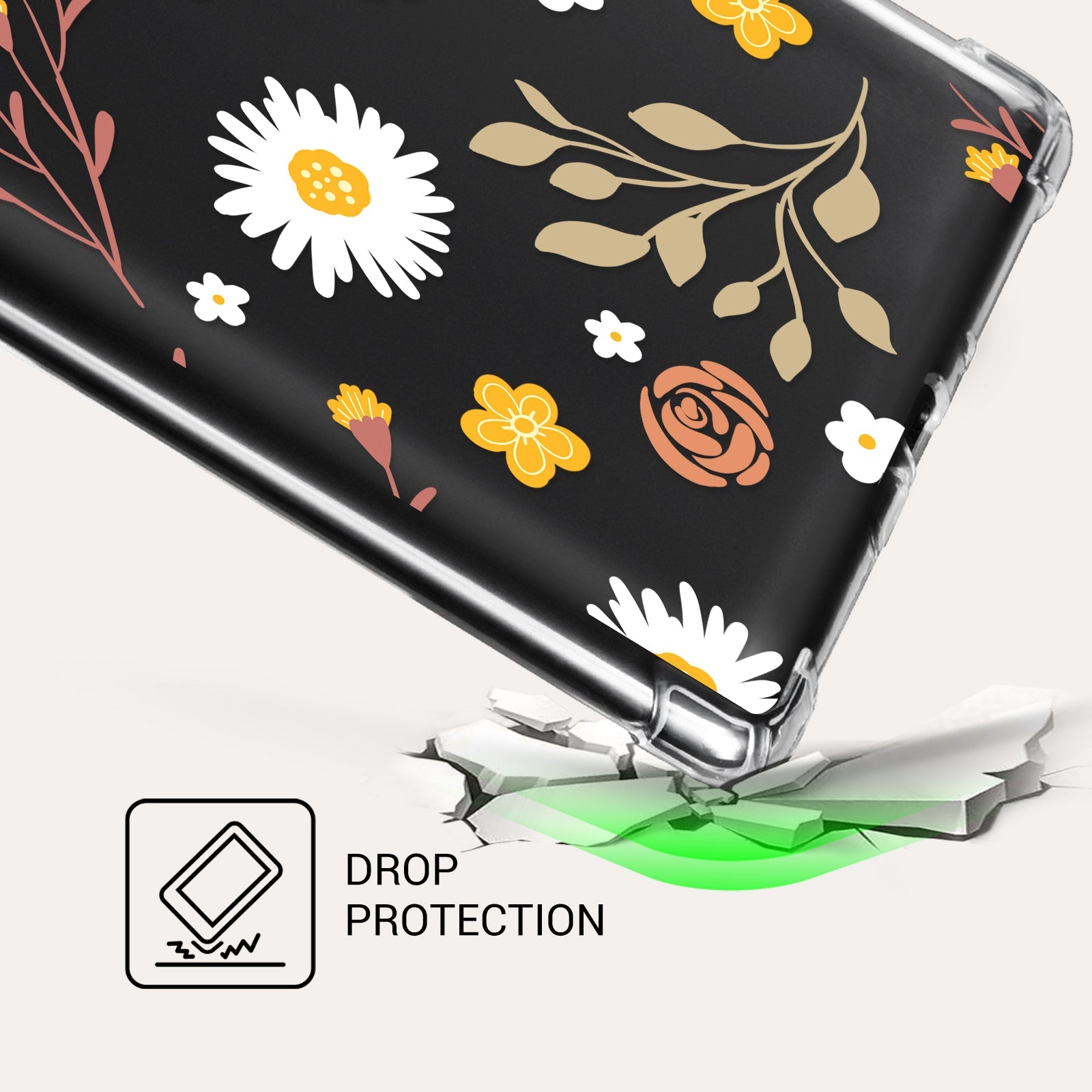 Kindle Paperwhite 12th Gen (2024 7 inch) clear-prints Case#Color_Chrysanthemum