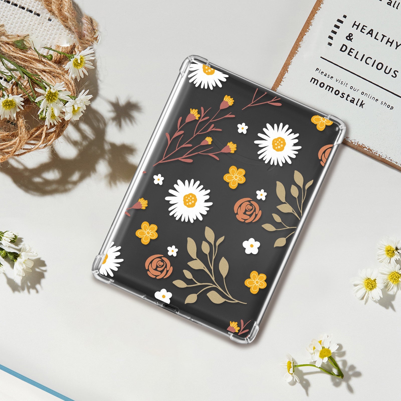 Eden Chrysanthemum Kindle Paperwhite 7 inch Clear Case