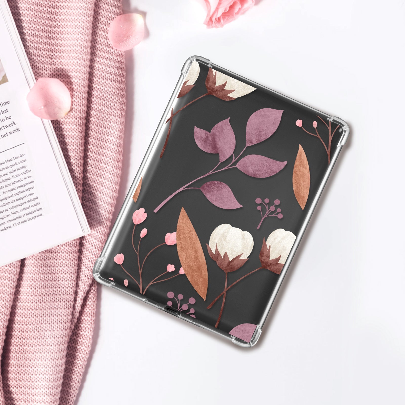 Kindle Paperwhite 12th Gen (2024 7 inch) clear-prints Case#Color_Gardenia