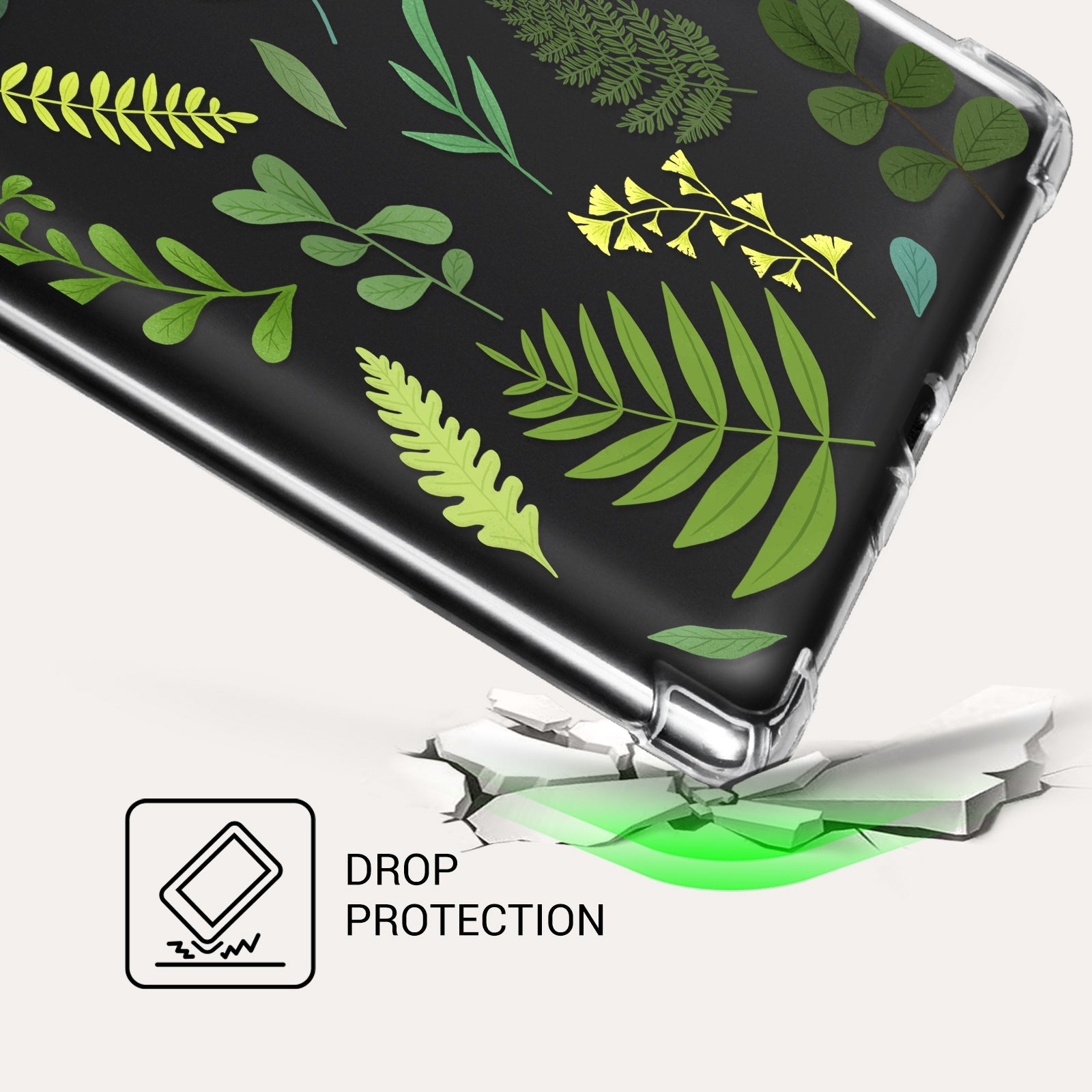 Kindle Paperwhite 12th Gen (2024 7 inch) clear-prints Case#Color_Green