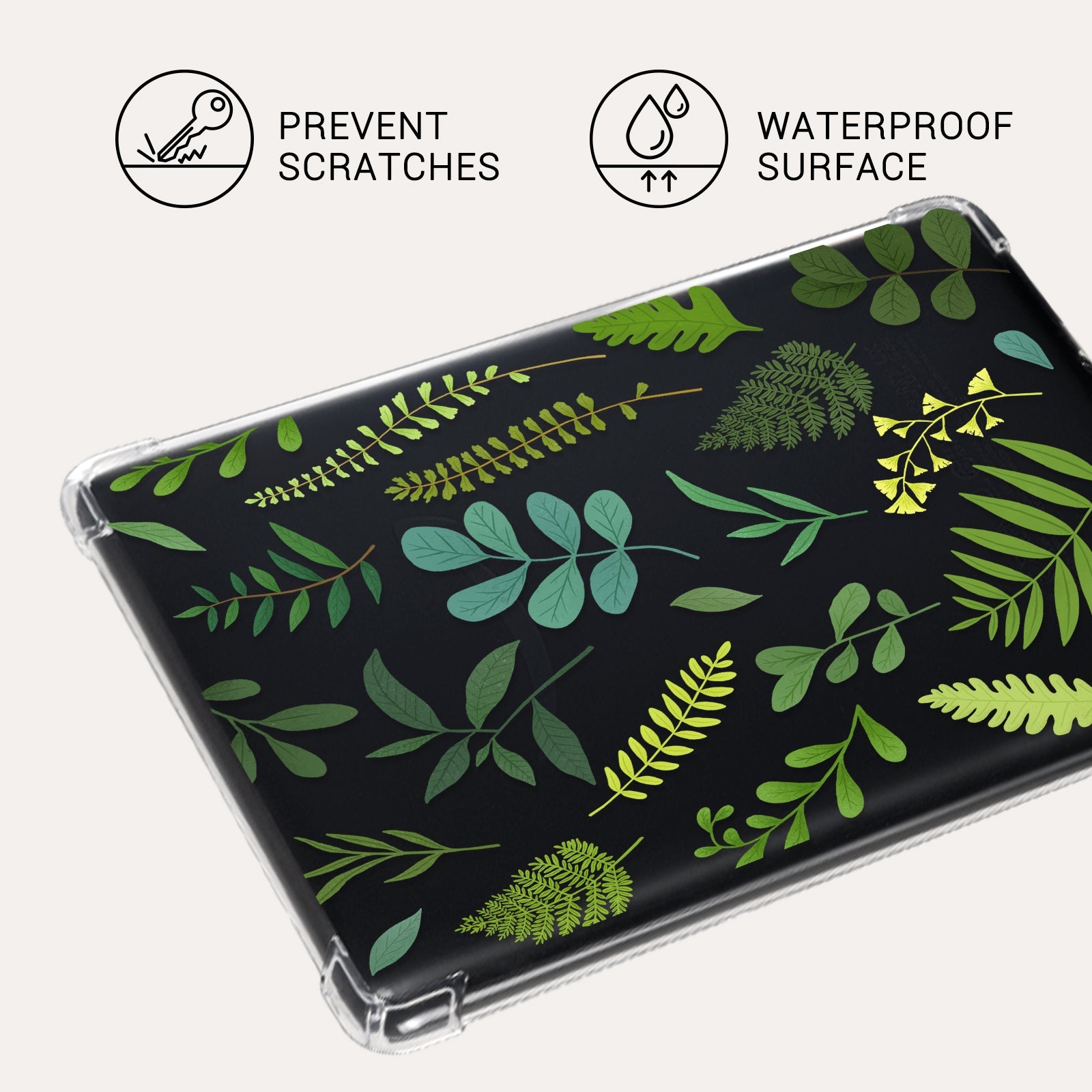 Eden Green Kindle Paperwhite 7 inch Clear Case