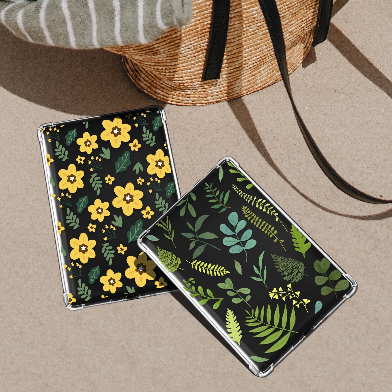 Kindle Paperwhite 12th Gen (2024 7 inch) clear-prints Case#Color_Green