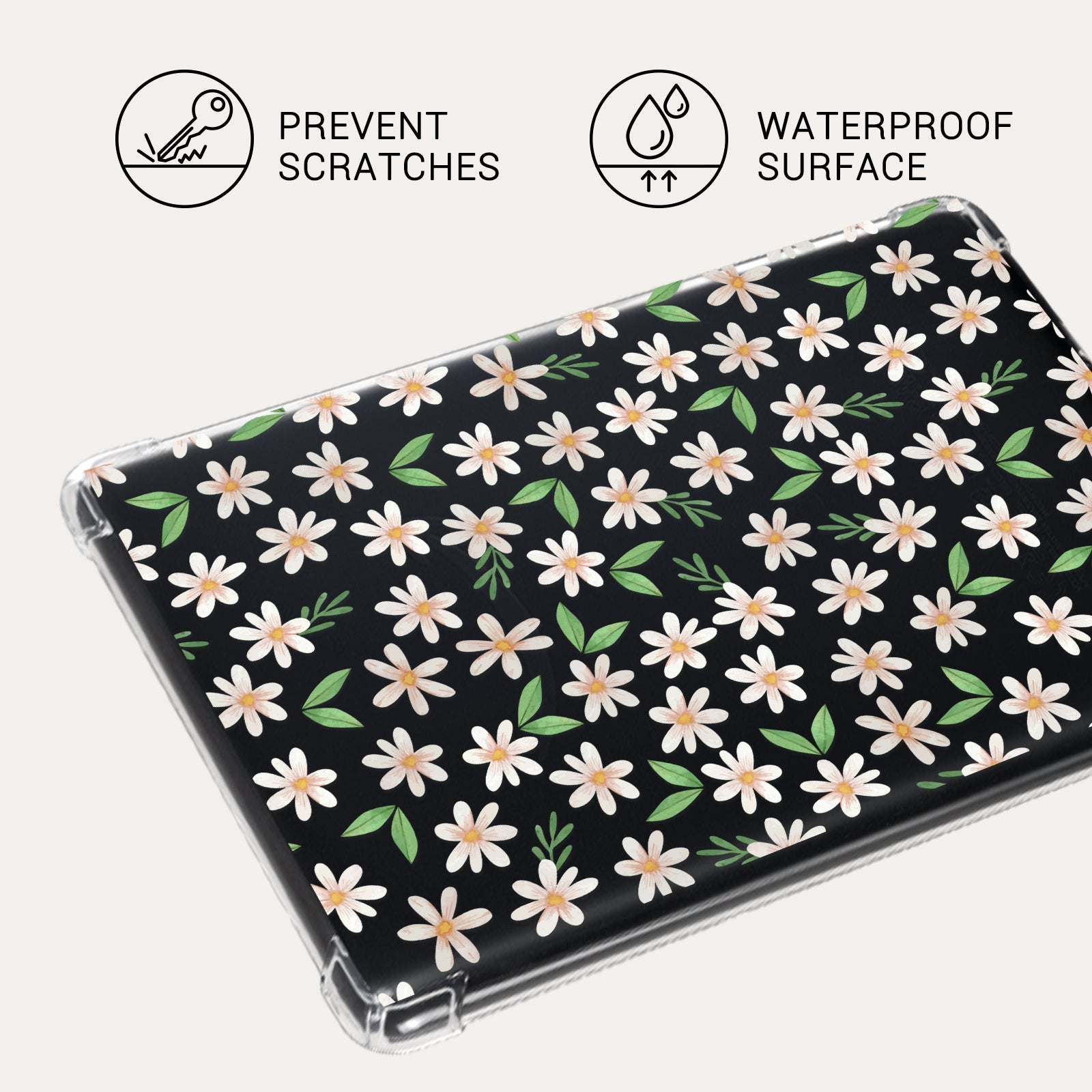 Eden Pink Flower Kindle Paperwhite 7 inch Clear Case
