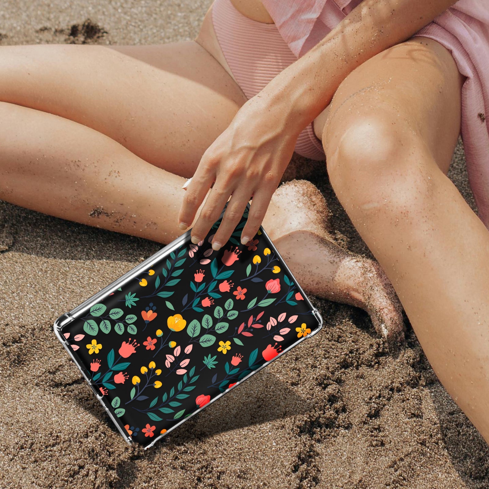 Kindle Paperwhite 12th Gen (2024 7 inch) clear-prints Case#Color_Sea of Flowers