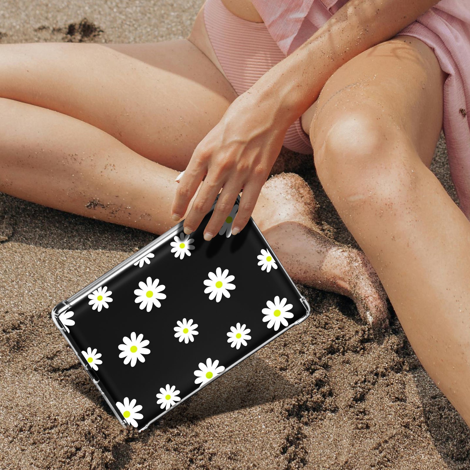 Kindle Paperwhite 12th Gen (2024 7 inch) clear-prints Case#Color_White Chrysanthemum