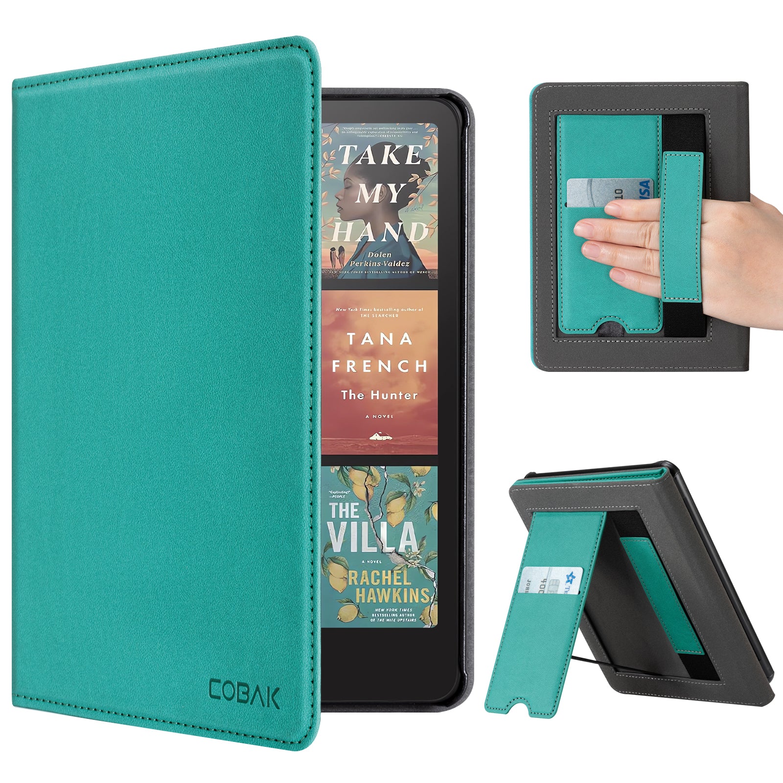 Kindle Paperwhite 12th Gen (2024 7 inch) stand-Magnetic Case#Color_Dark Green