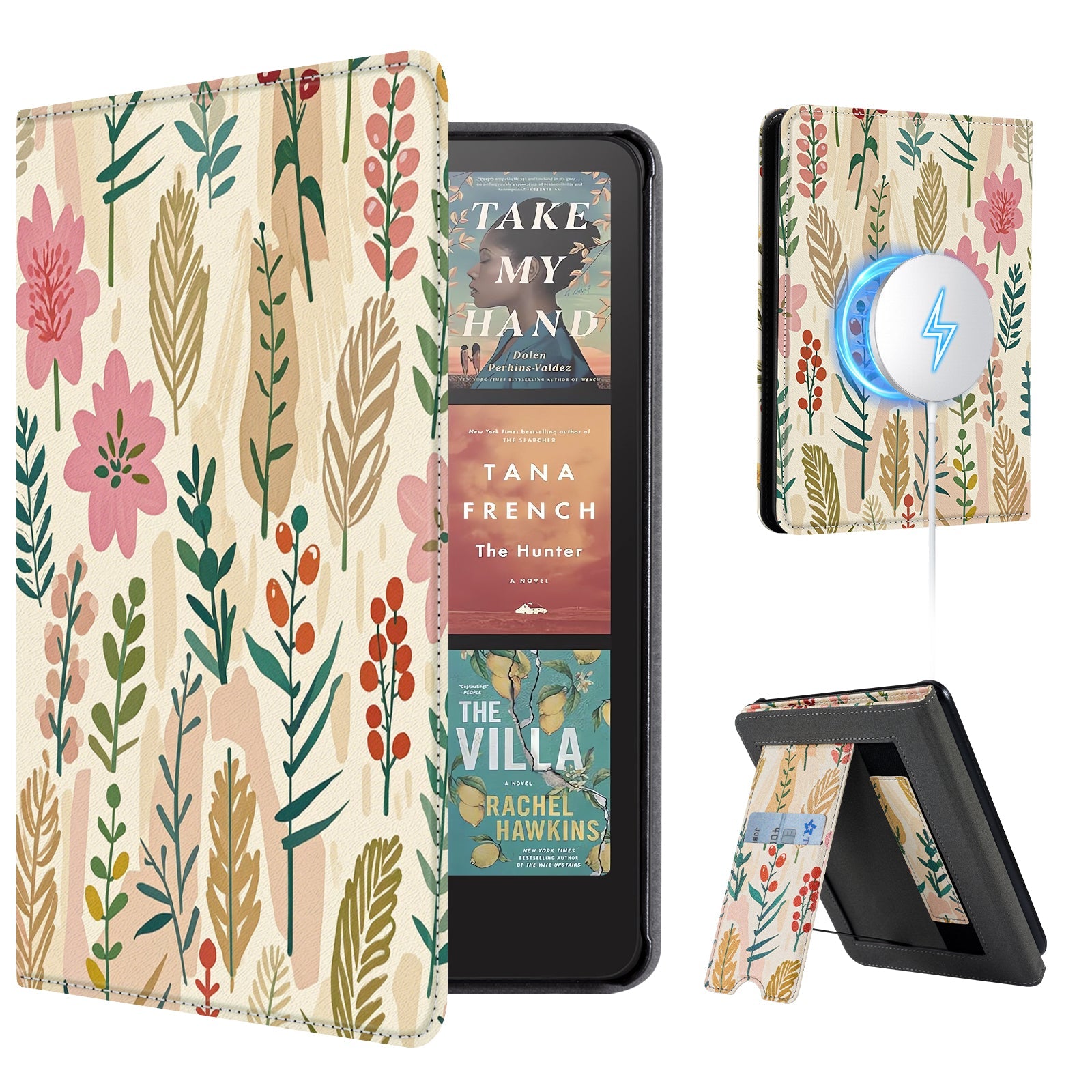 Kindle Paperwhite 12th Gen (2024 7 inch) stand-Prints Case#Color_Botanical Print