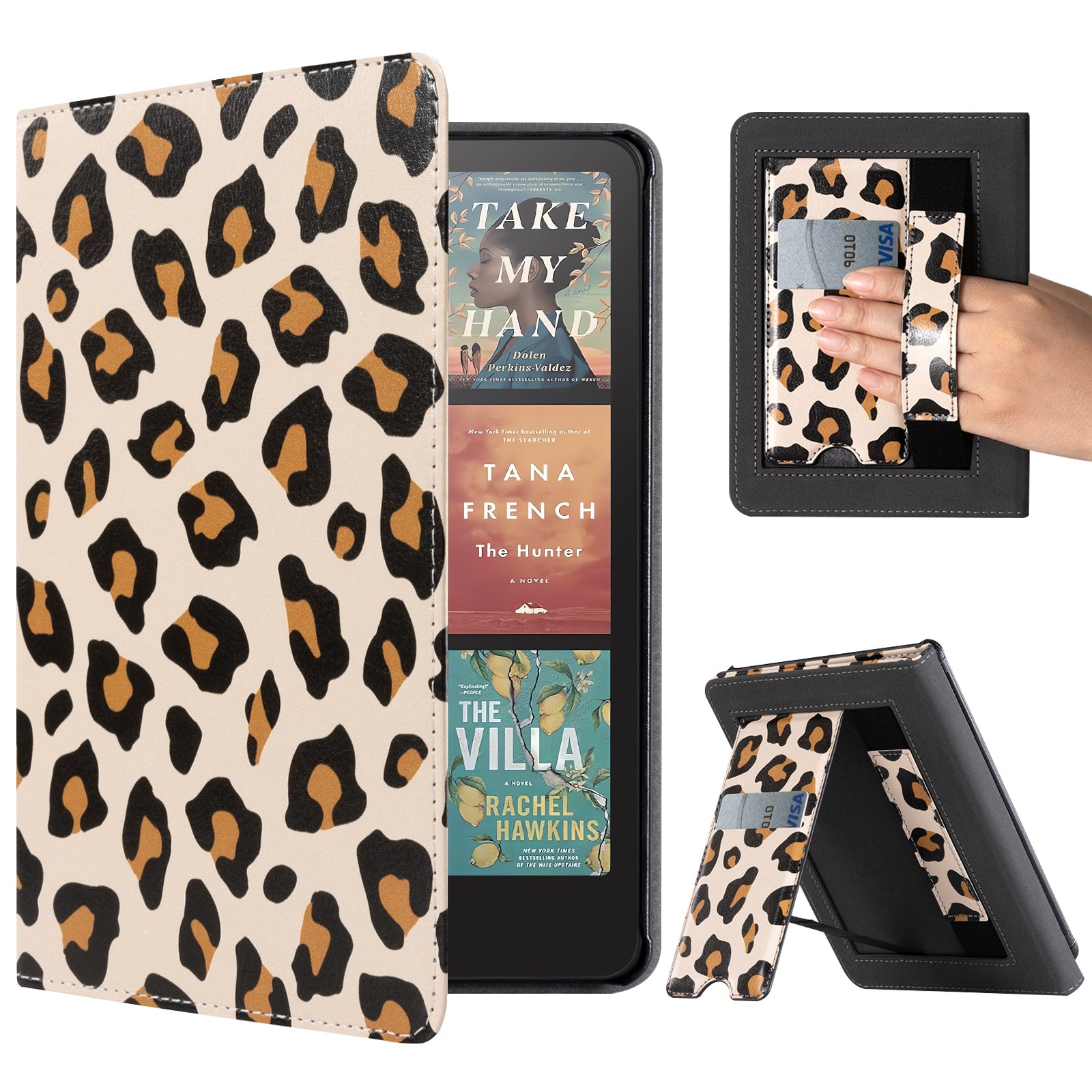 Kindle Paperwhite 12th Gen (2024 7 inch) stand-Prints Case#Color_Brown Leopard