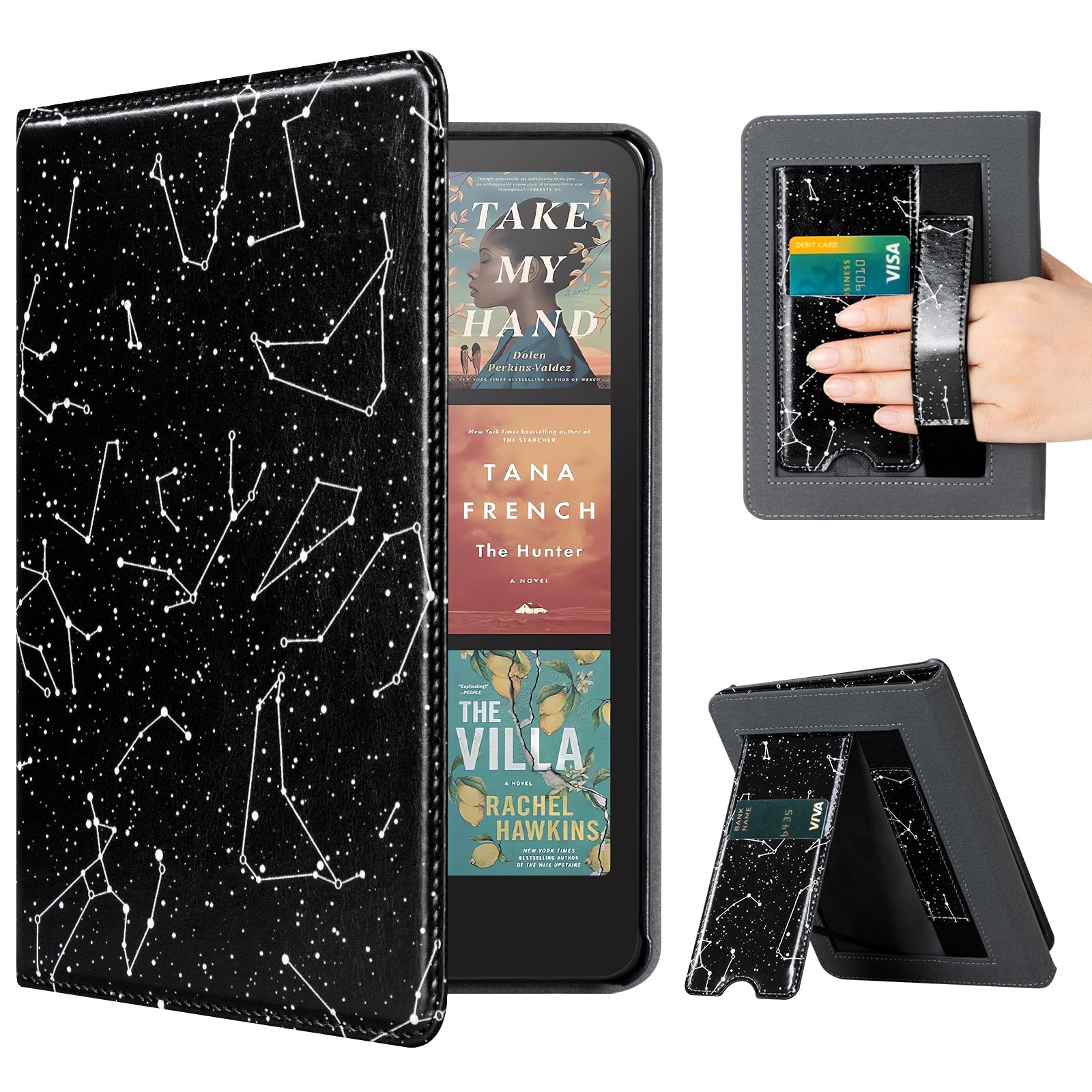 Kindle Paperwhite 12th Gen (2024 7 inch) stand-Prints Case#Color_Constell