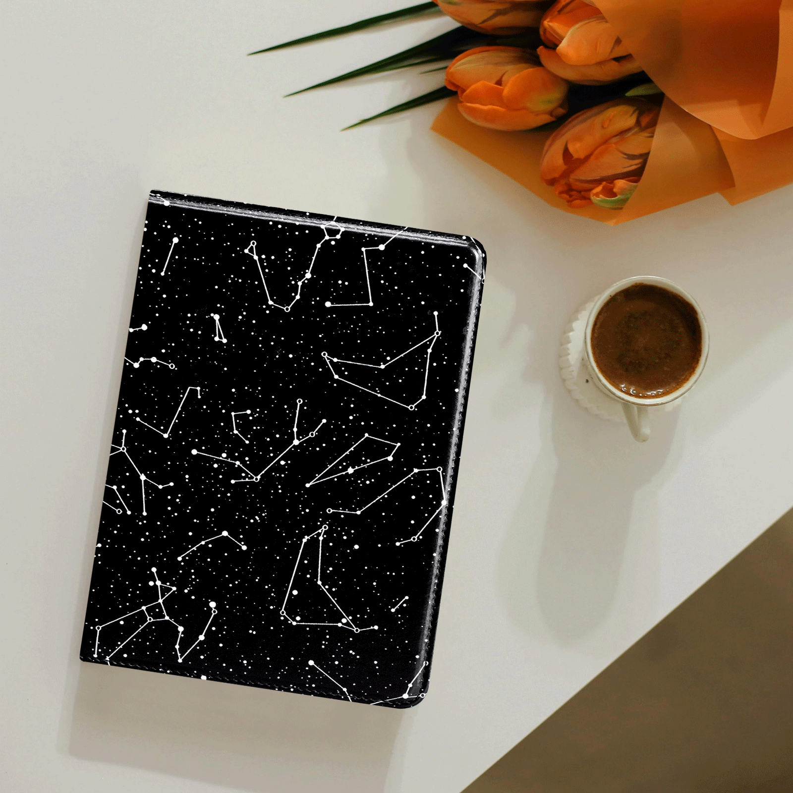 Kindle Paperwhite 12th Gen (2024 7 inch) stand-Prints Case#Color_Constell