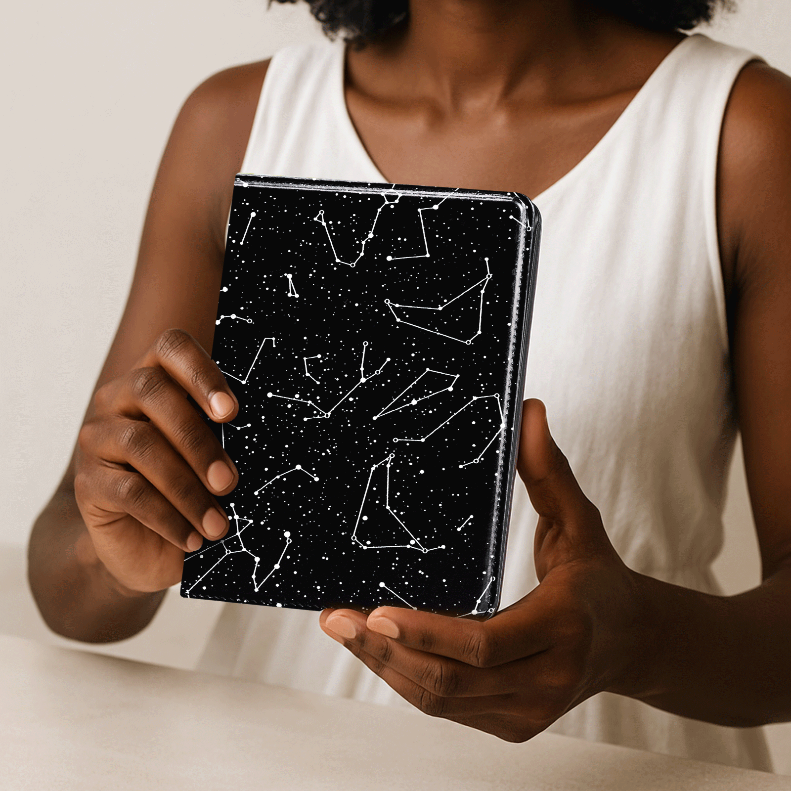 Kindle Paperwhite 12th Gen (2024 7 inch) stand-Prints Case#Color_Constell