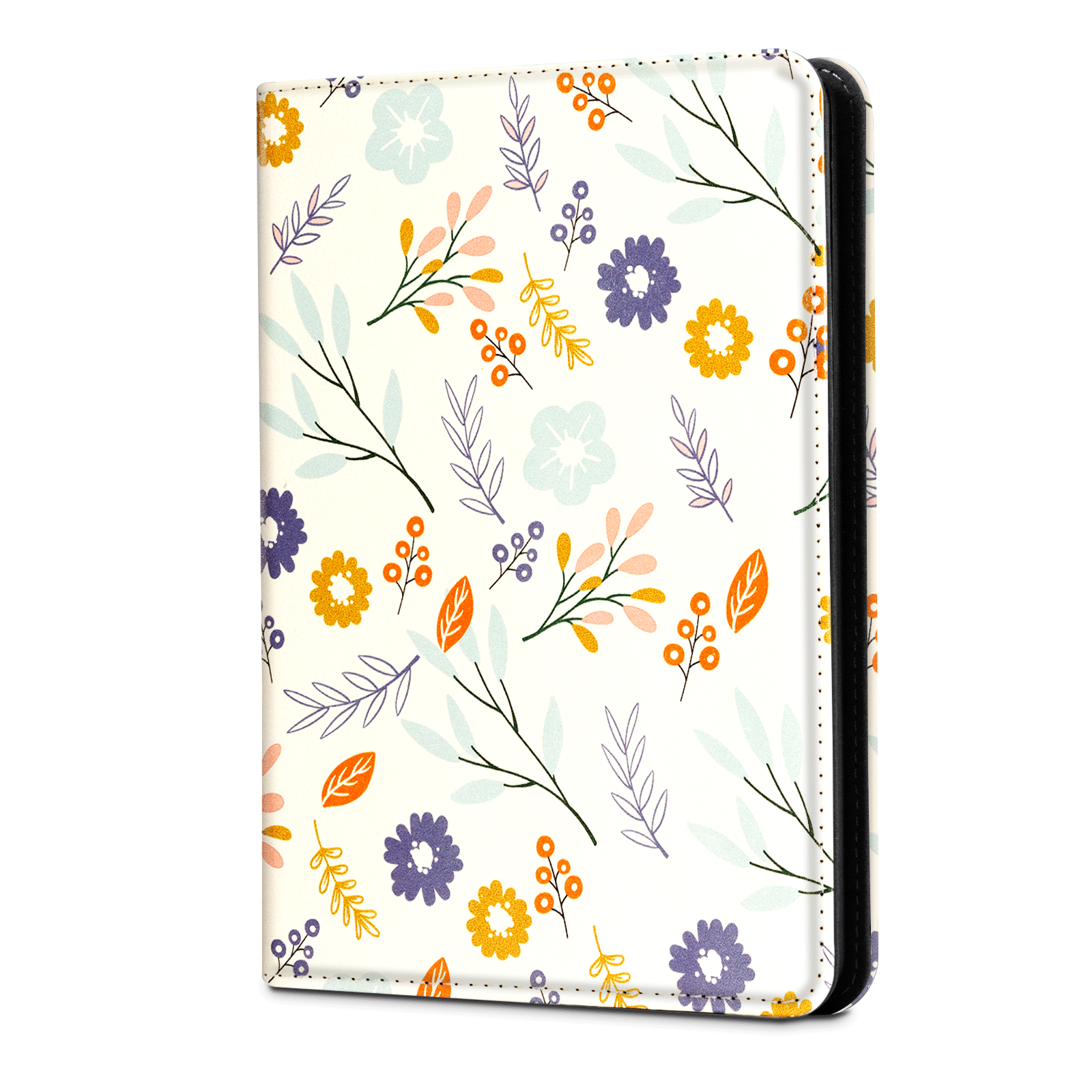Kindle Paperwhite 12th Gen (2024 7 inch) stand-Prints Case#Color_Light Green Floral