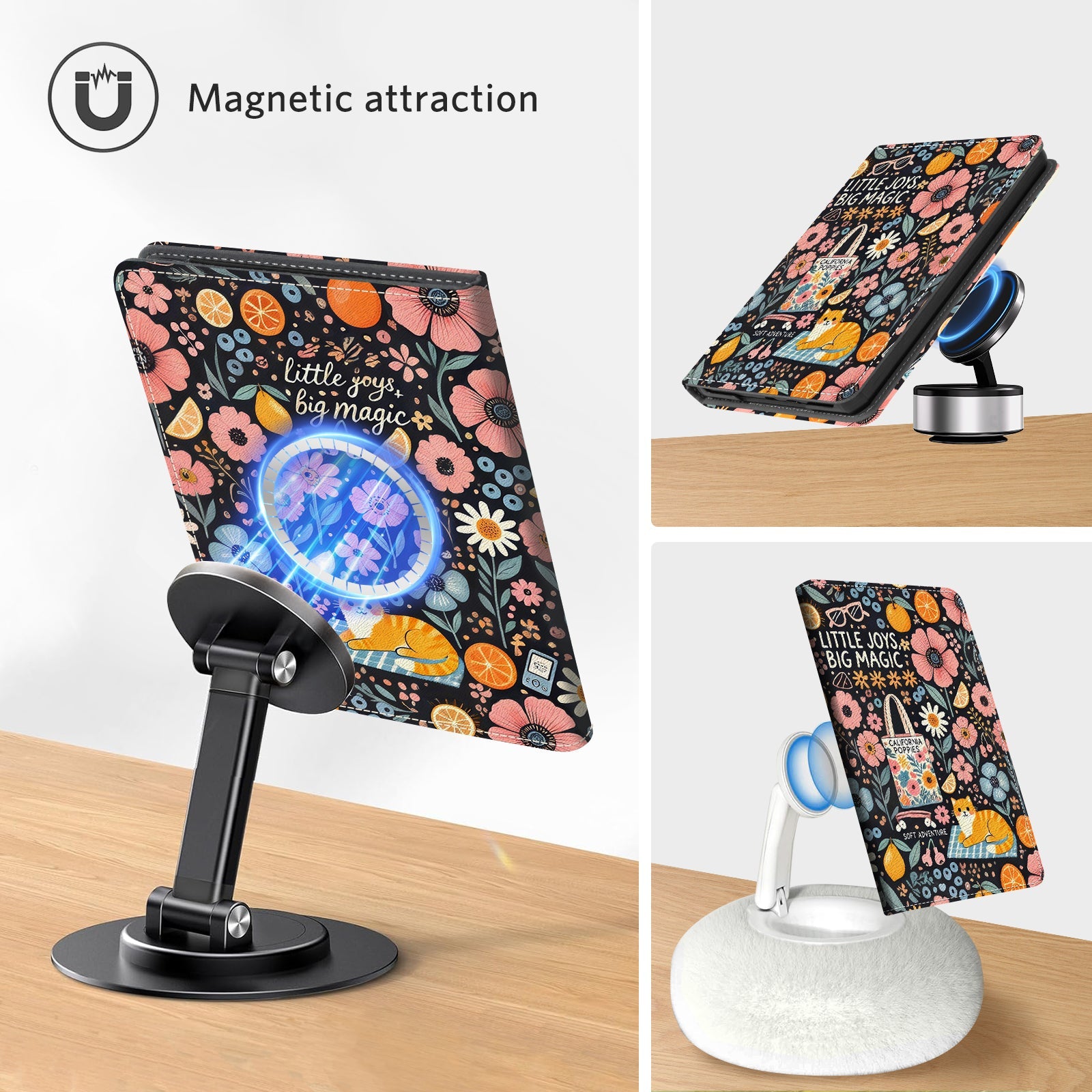 Kindle Paperwhite 12th Gen (2024 7 inch) stand-Prints Case#Color_Little Joys