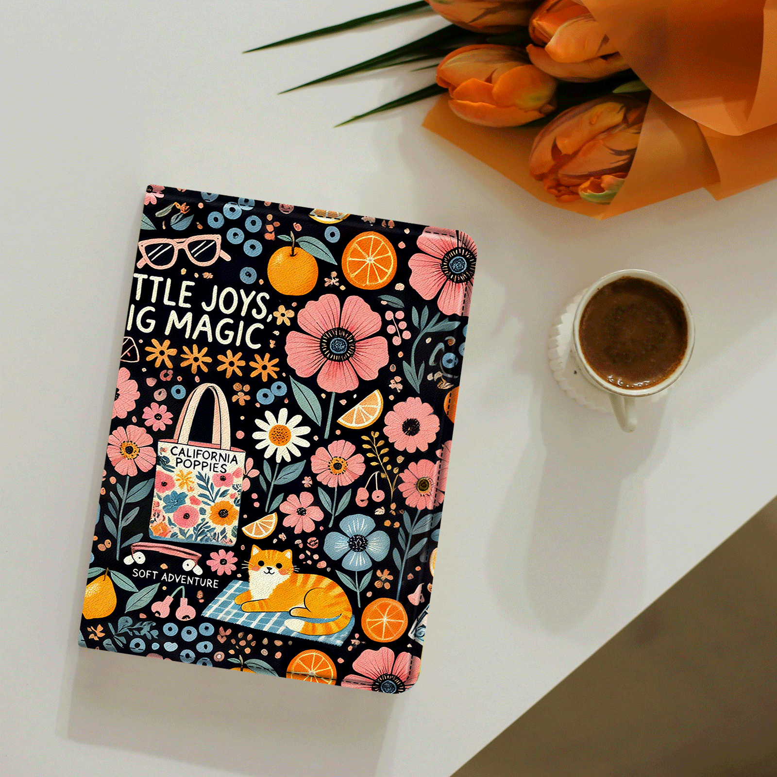 Kindle Paperwhite 12th Gen (2024 7 inch) stand-Prints Case#Color_Little Joys