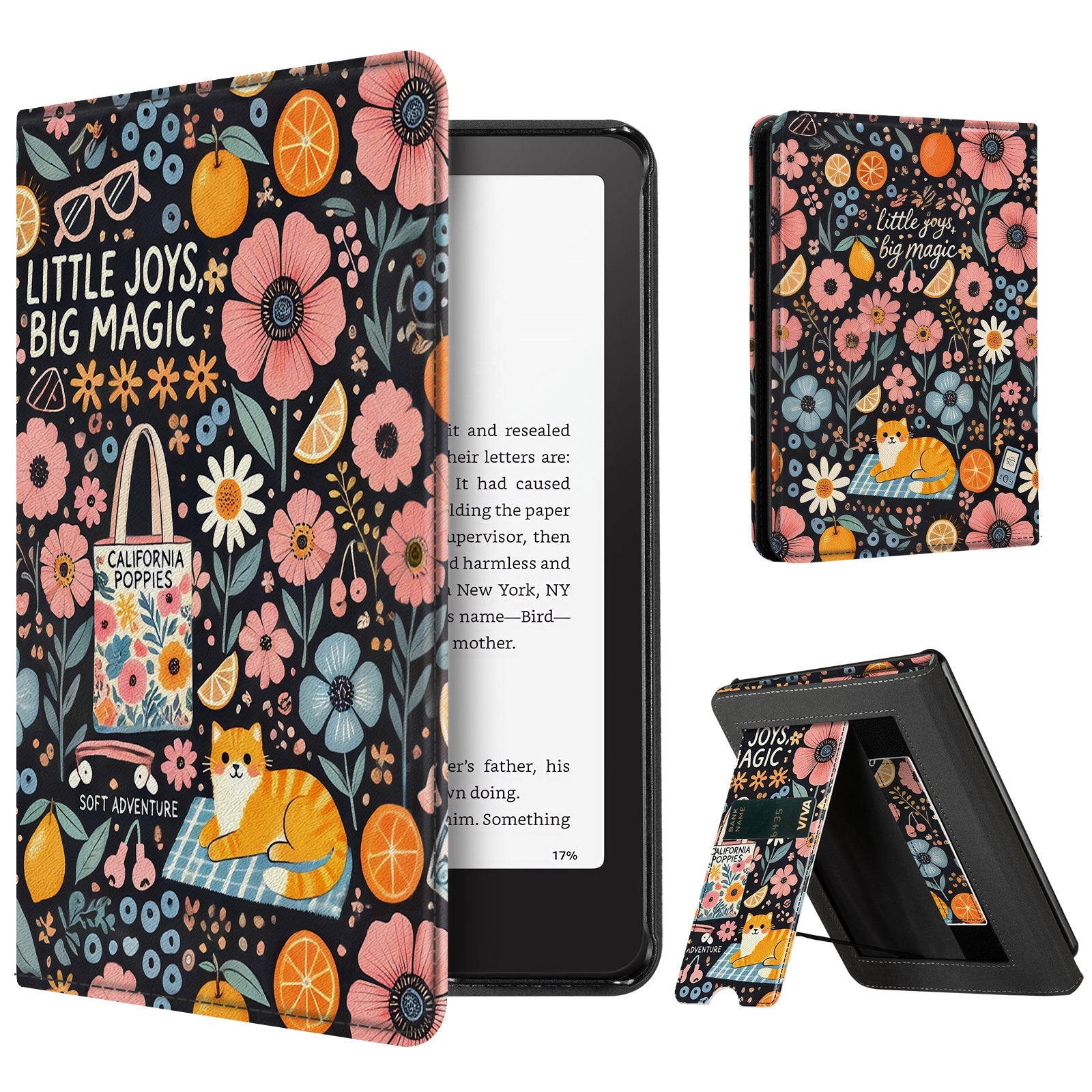 Kindle Paperwhite 12th Gen (2024 7 inch) stand-Prints Case#Color_Little Joys