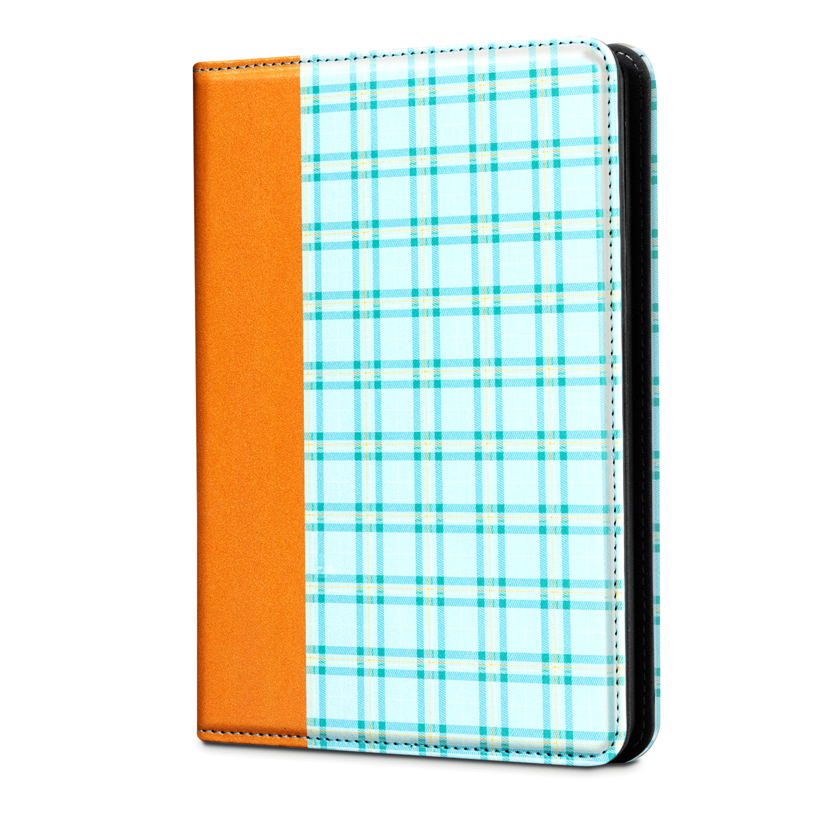 Kindle Paperwhite 12th Gen (2024 7 inch) stand-Prints Case#Color_Plaid Brown