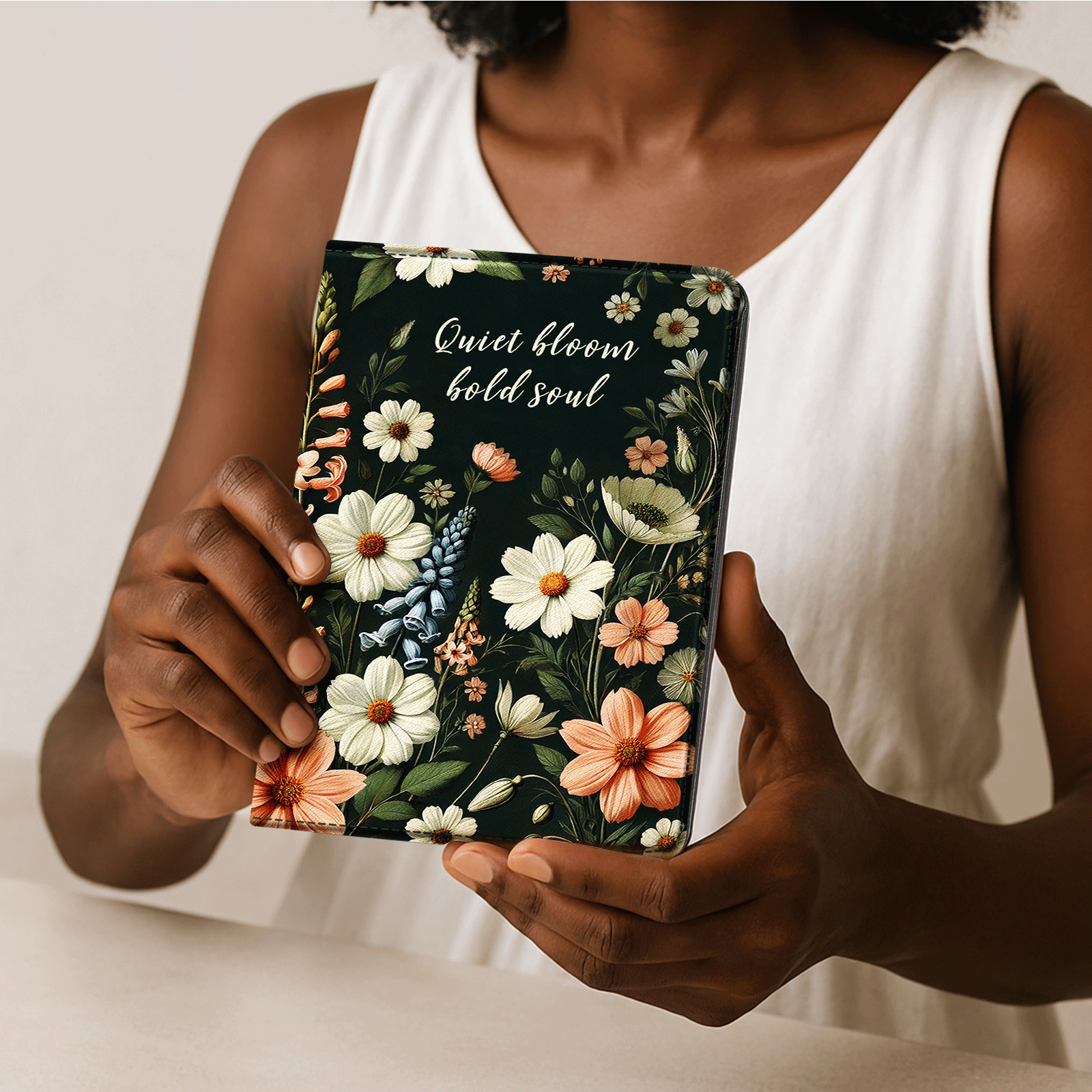 Kindle Paperwhite 12th Gen (2024 7 inch) stand-Prints Case#Color_Quiet Bloom