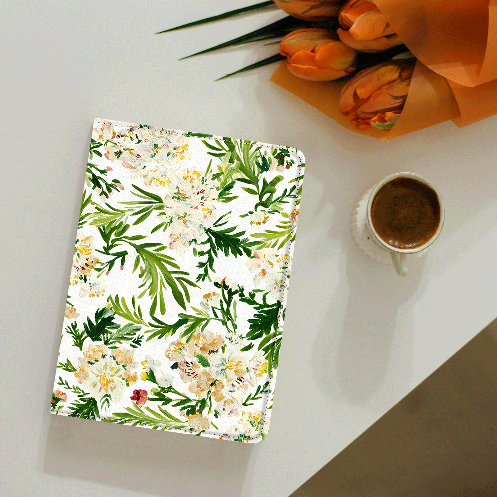 Kindle Paperwhite 12th Gen (2024 7 inch) stand-Prints Case#Color_Sea Of Flowers