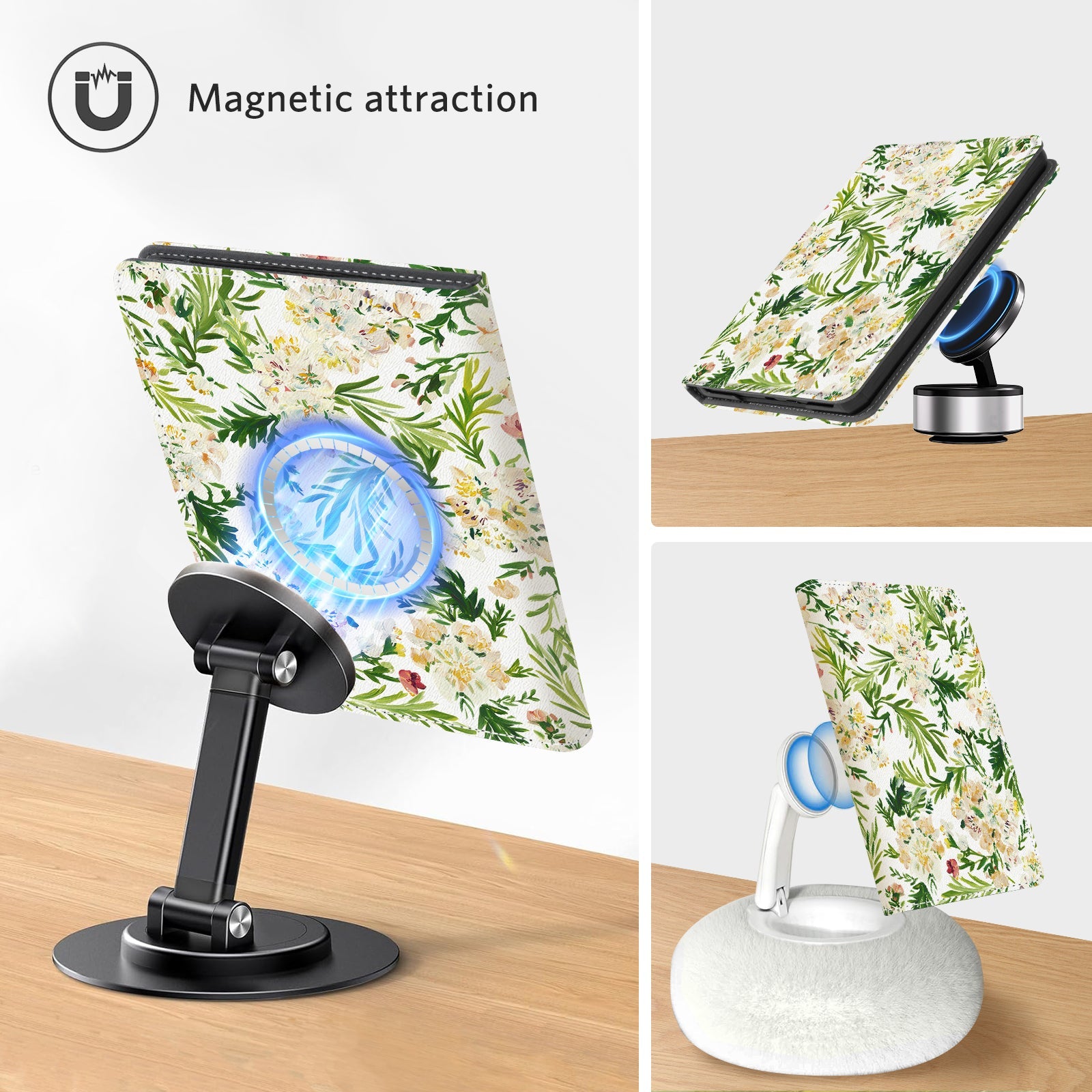 Kindle Paperwhite 12th Gen (2024 7 inch) stand-Prints Case#Color_Sea Of Flowers