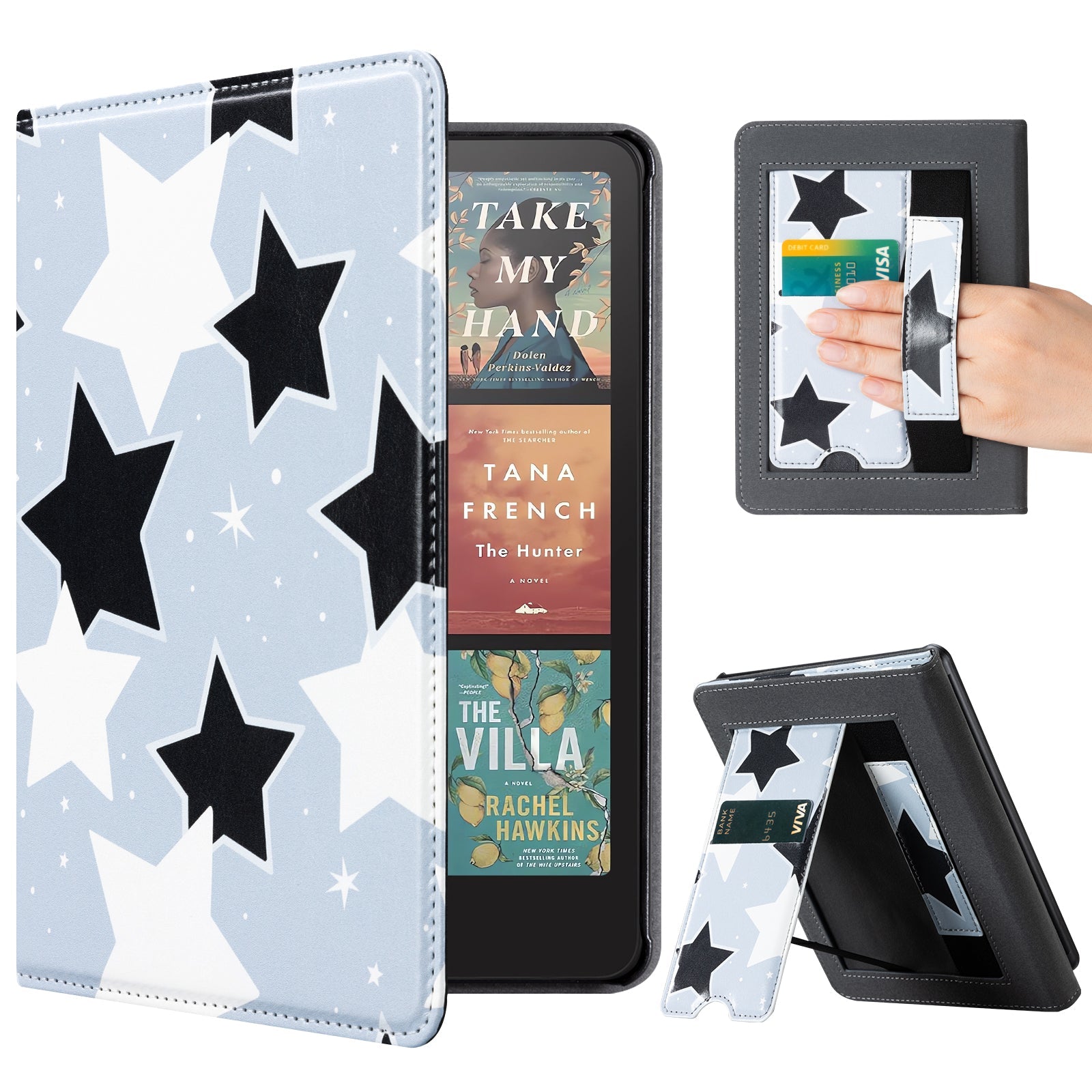 Kindle Paperwhite 12th Gen (2024 7 inch) stand-Prints Case#Color_Star