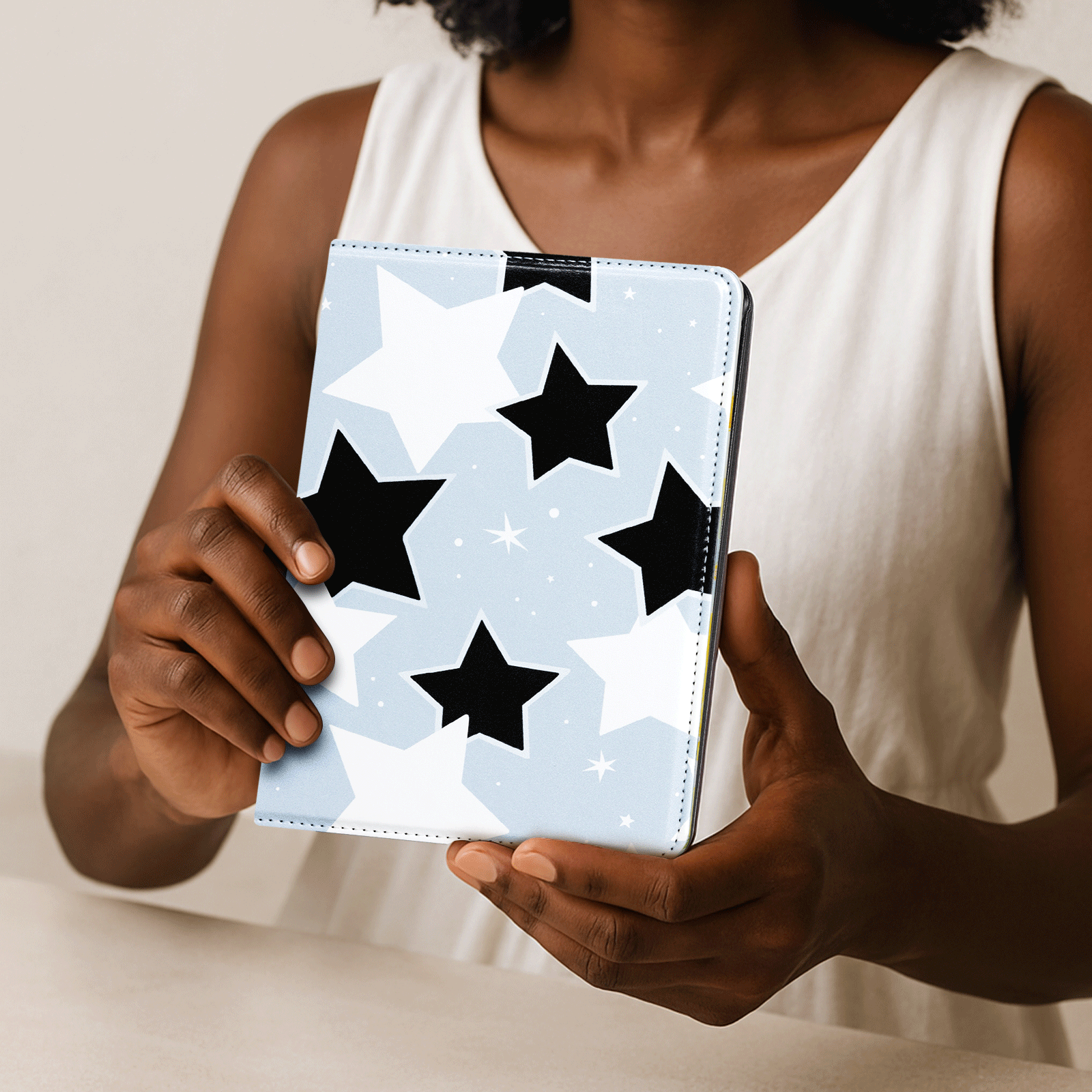 Kindle Paperwhite 12th Gen (2024 7 inch) stand-Prints Case#Color_Star