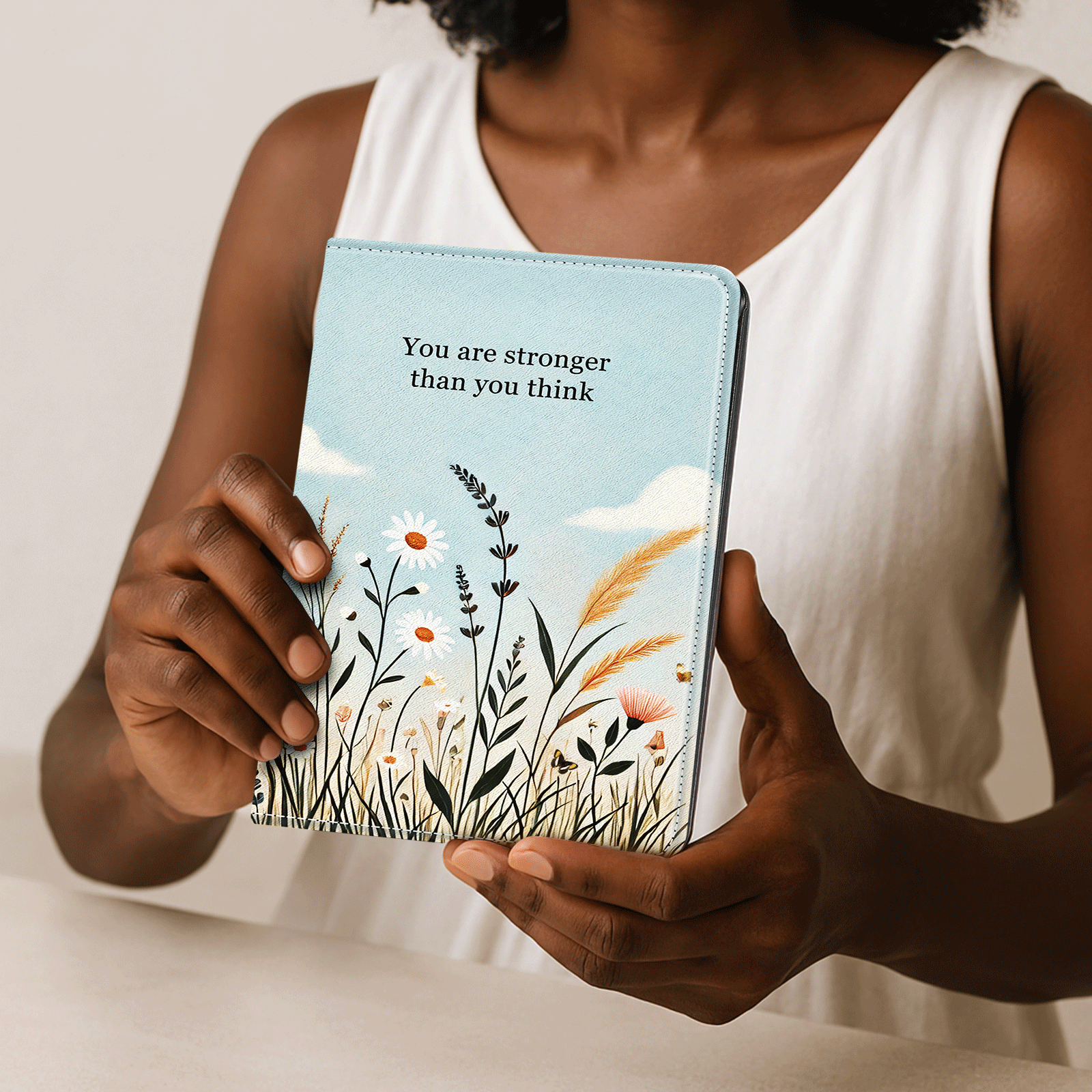 Kindle Paperwhite 12th Gen (2024 7 inch) stand-Prints Case#Color_Tranquil Bloom