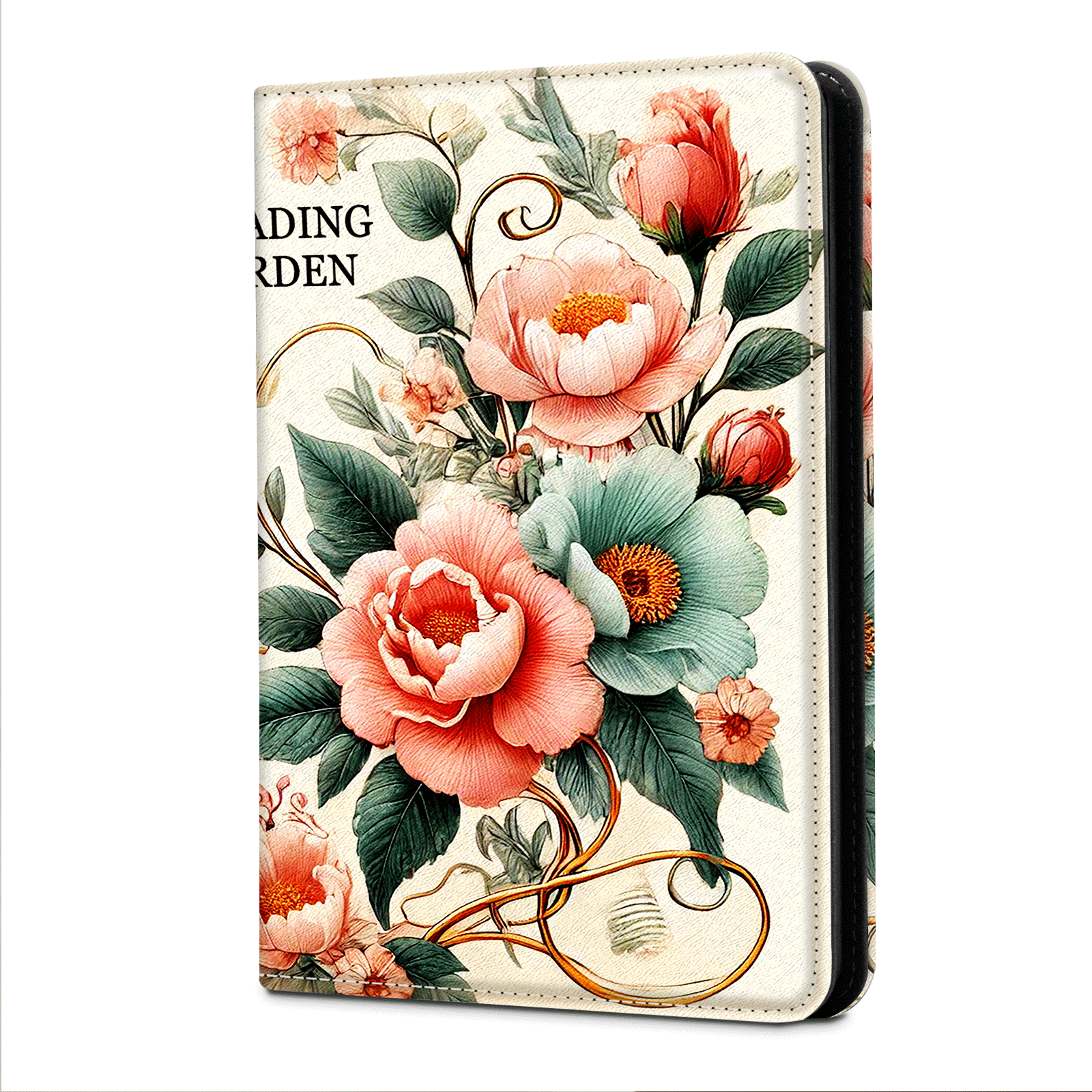 Kindle Paperwhite 12th Gen (2024 7 inch) stand-Prints Case#Color_Vintage Peony