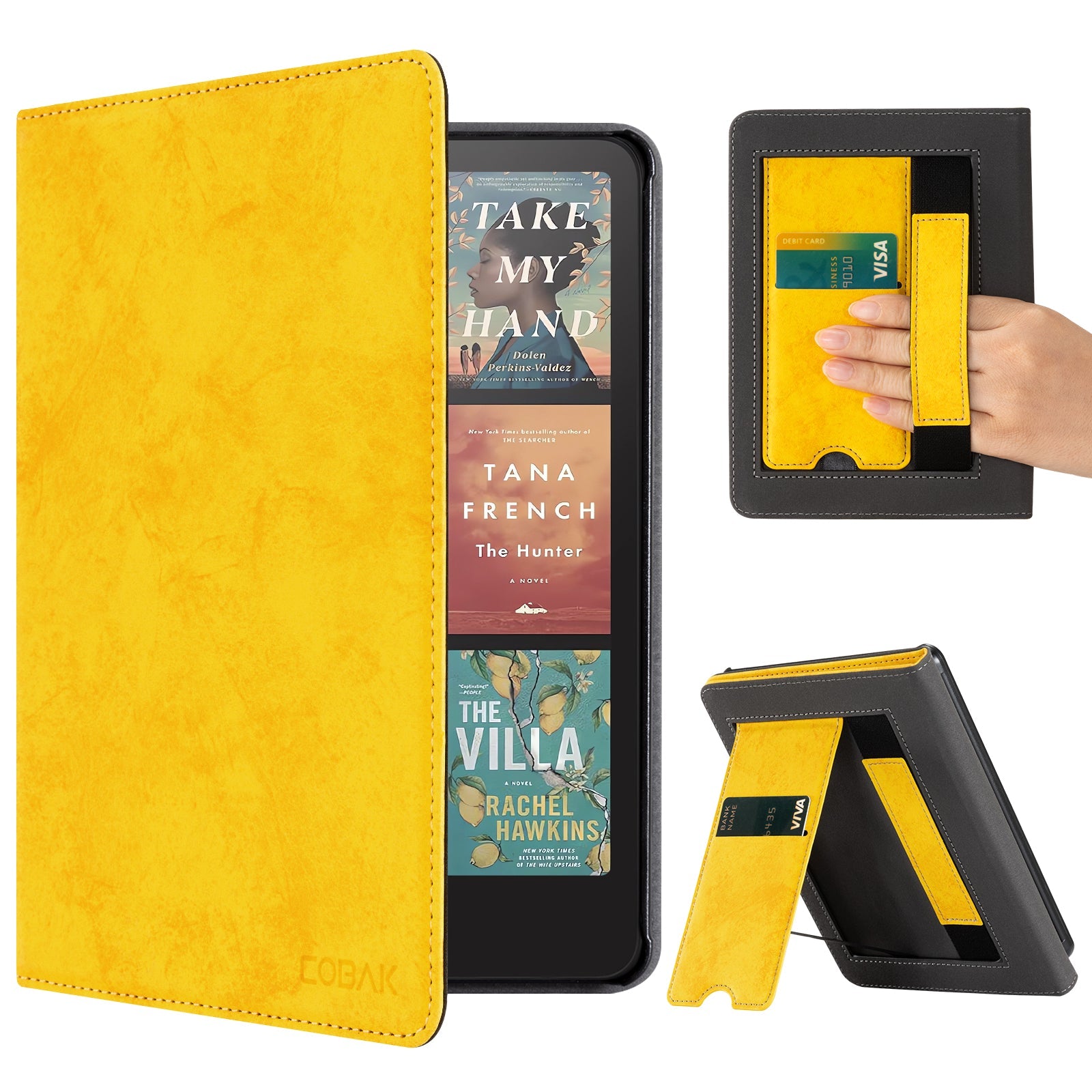 Kindle Paperwhite 12th Gen (2024 7 inch) stand Case#Color_Bright Yellow