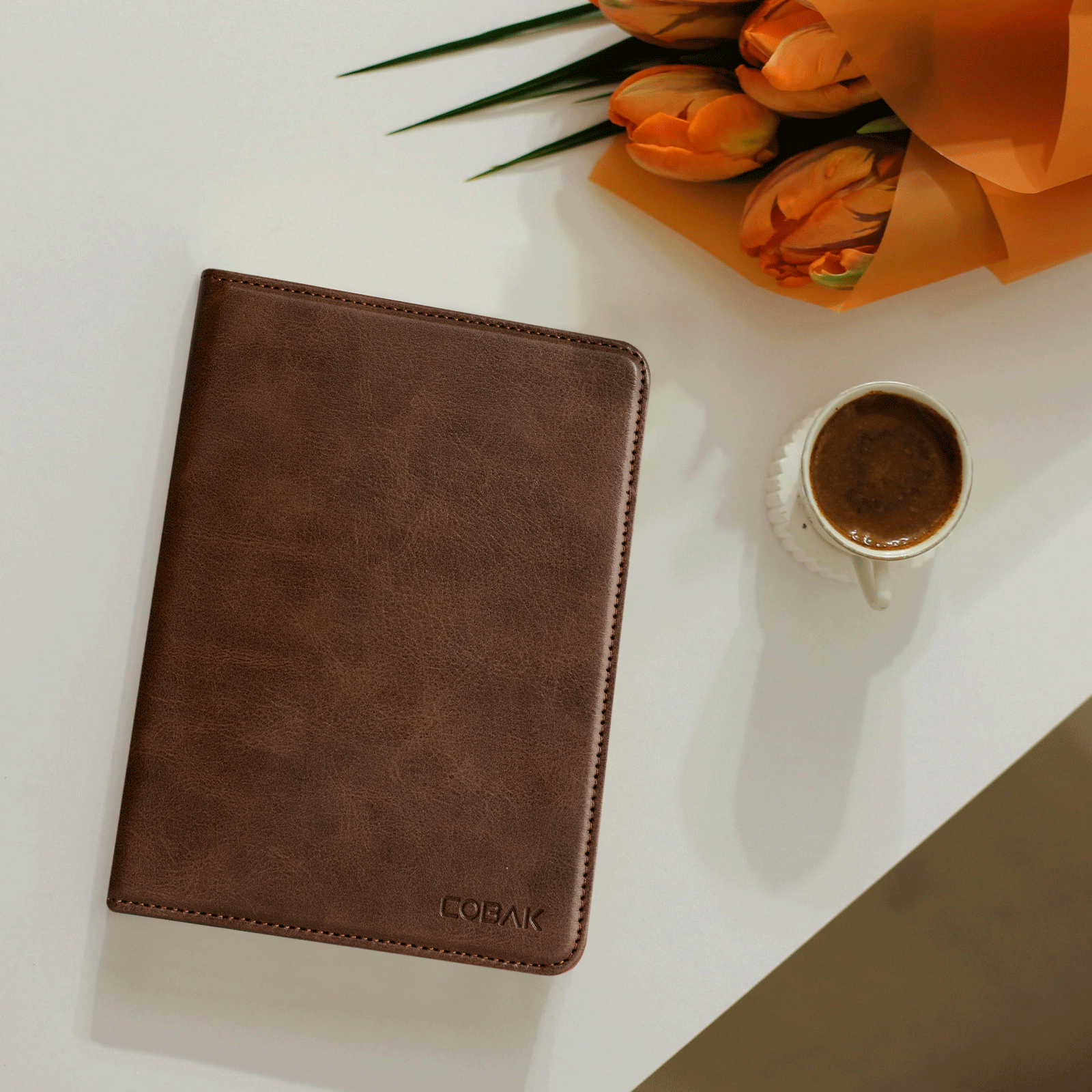 Kindle Paperwhite 12th Gen (2024 7 inch) stand Case#Color_Cowhide Brown