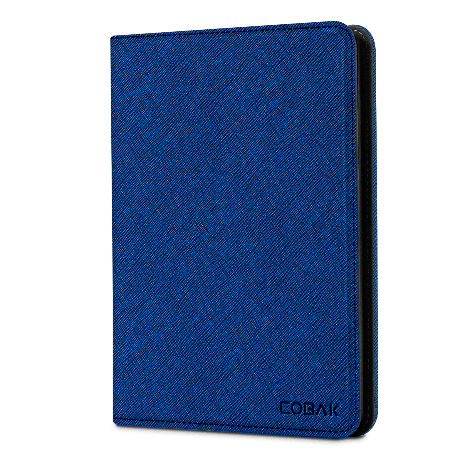 Kindle Paperwhite 12th Gen (2024 7 inch) stand Case#Color_Cross Texture Dark Blue