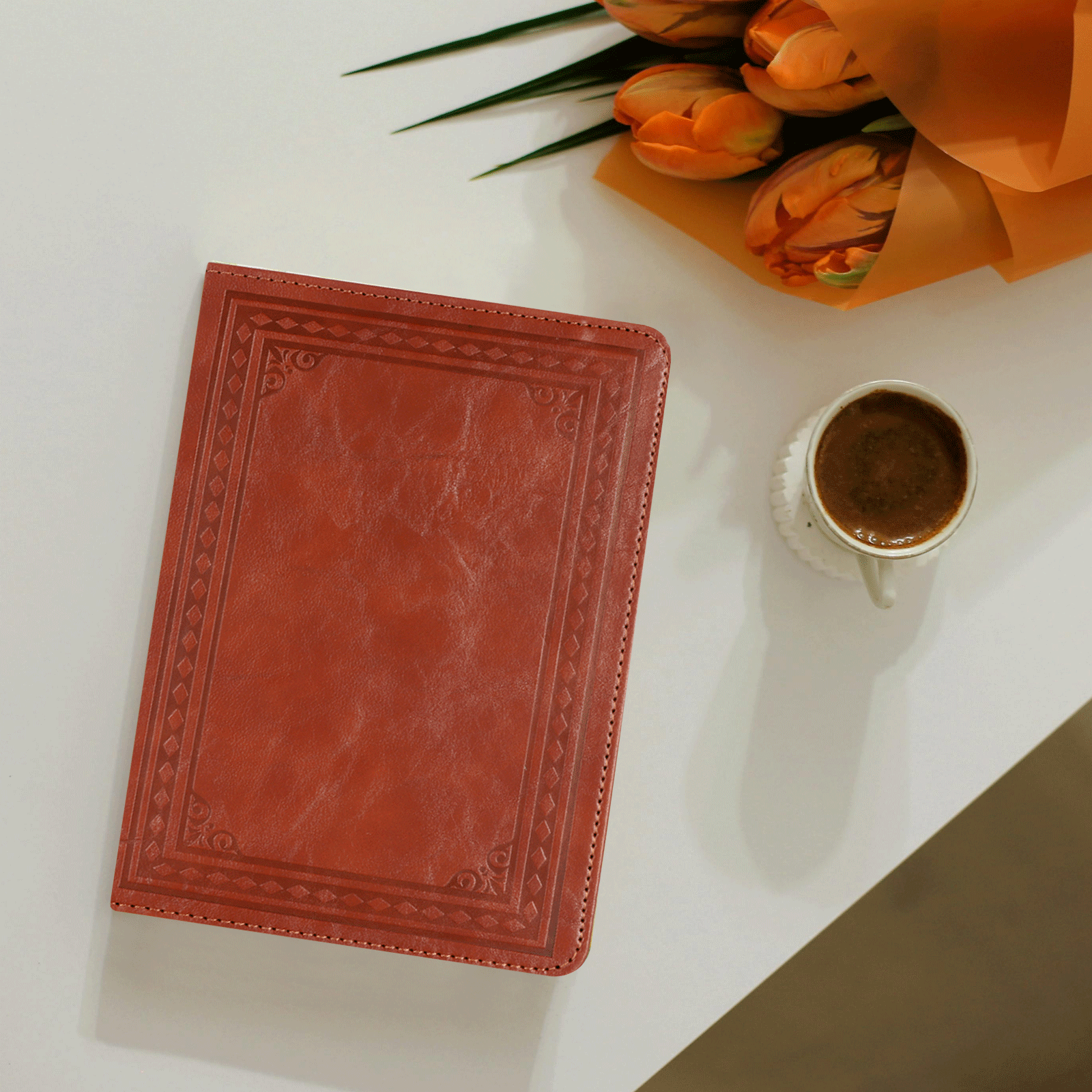 Kindle Paperwhite 12th Gen (2024 7 inch) stand Case#Color_Dark Brown