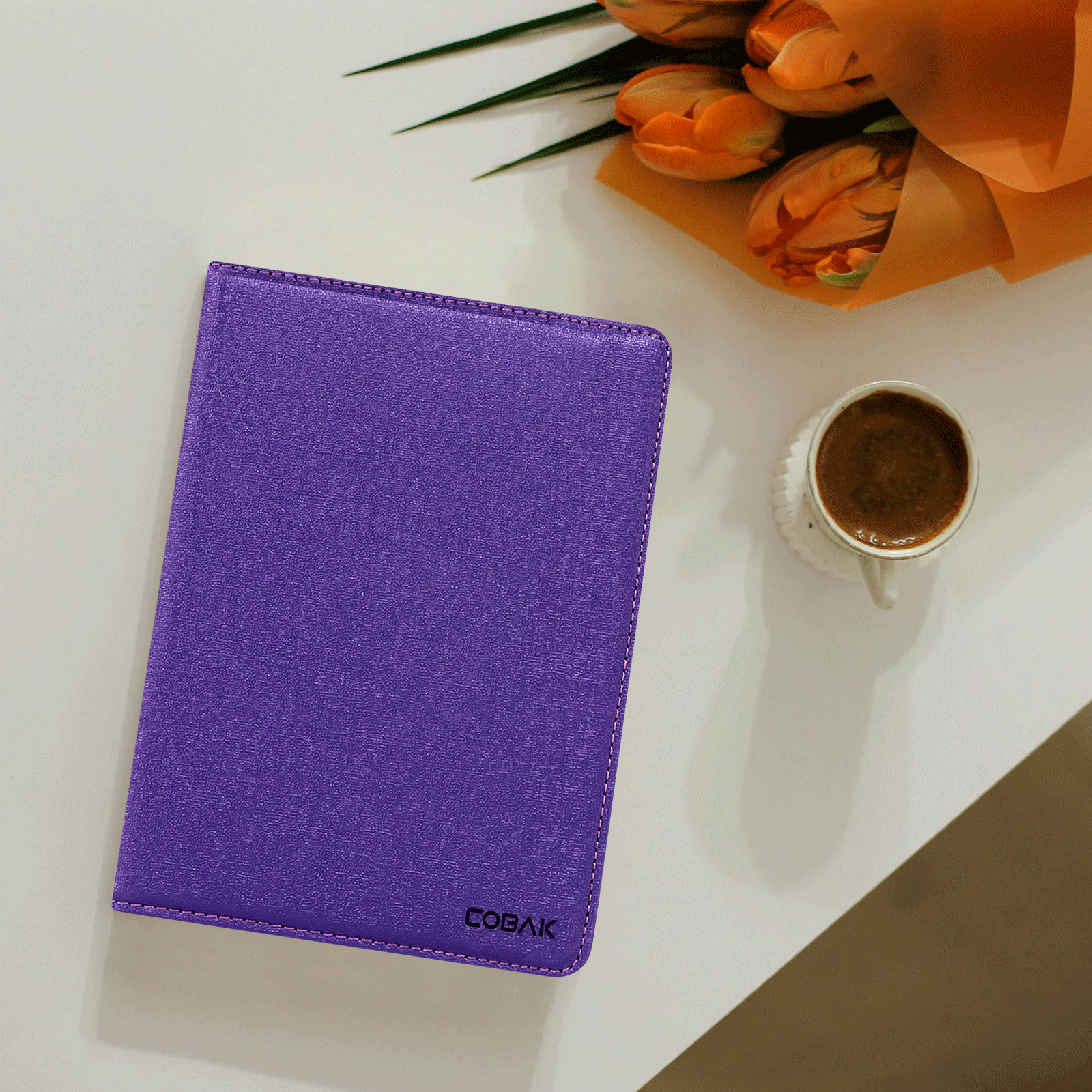 Kindle Paperwhite 12th Gen (2024 7 inch) stand Case#Color_Fabric Purple