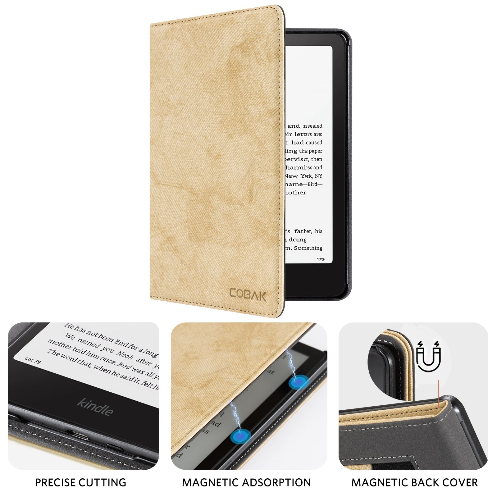 Kindle Paperwhite 12th Gen (2024 7 inch) stand Case#Color_Linen