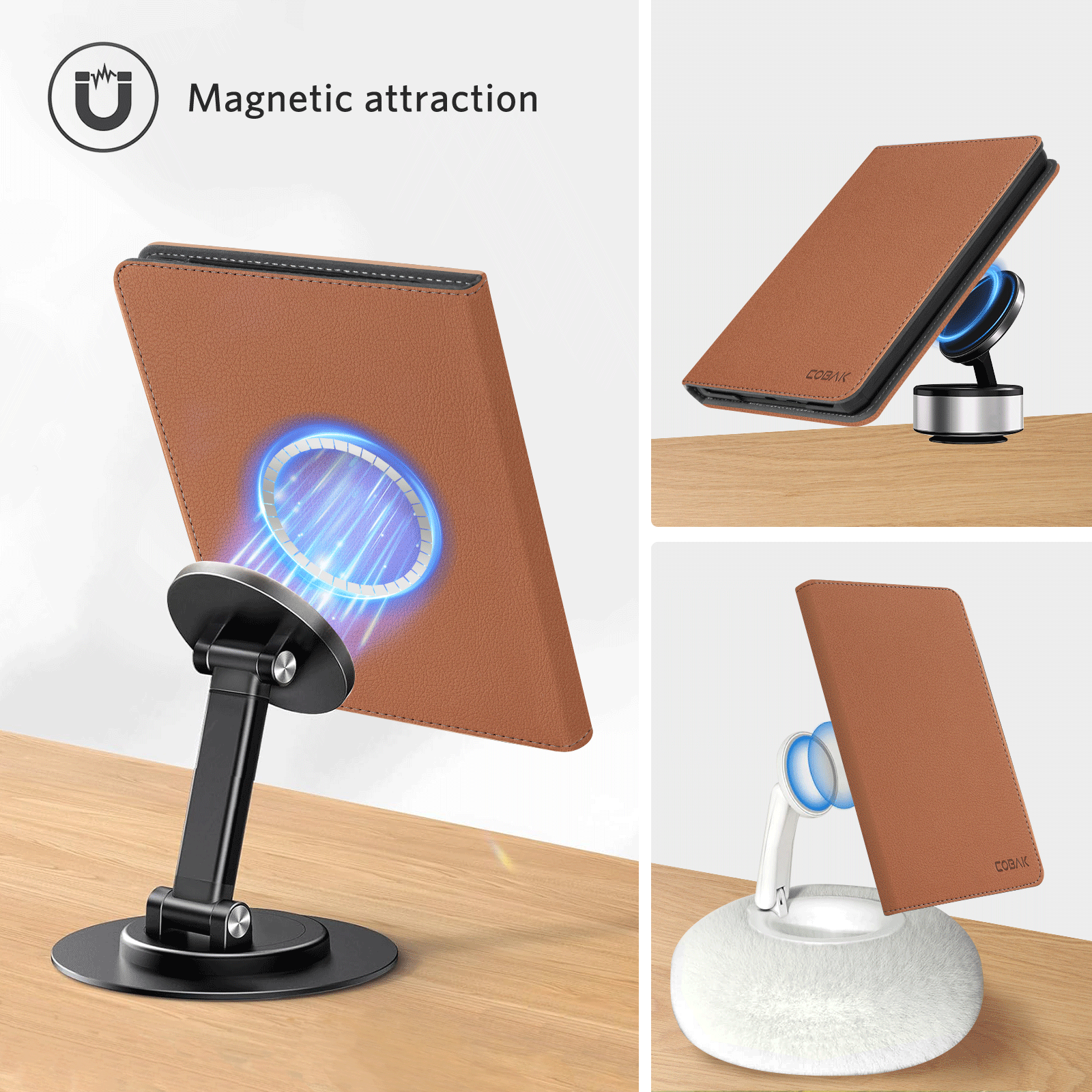 Kindle Paperwhite 12th Gen (2024 7 inch) stand Case#Color_Lychee Brown