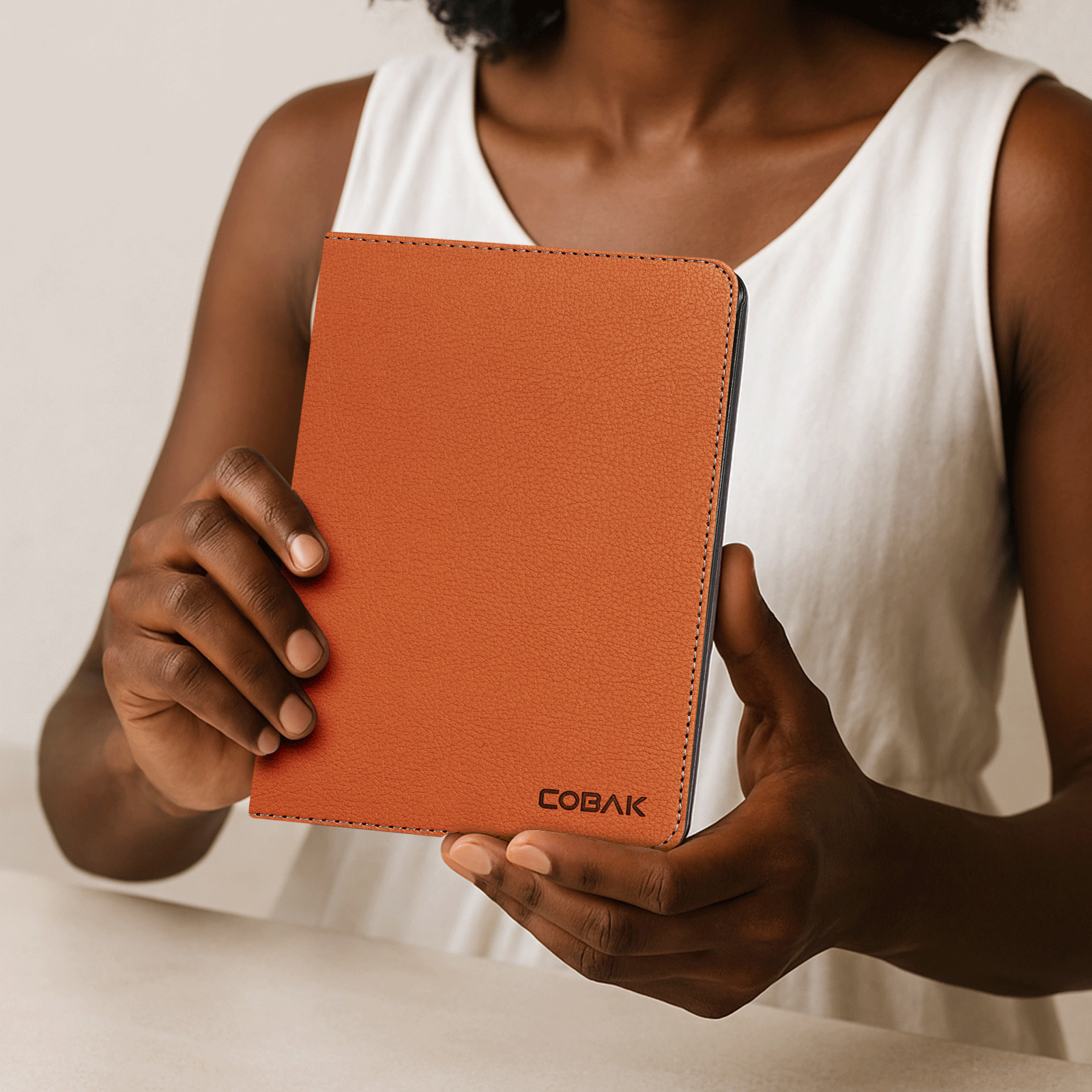 Kindle Paperwhite 12th Gen (2024 7 inch) stand Case#Color_Lychee Brown