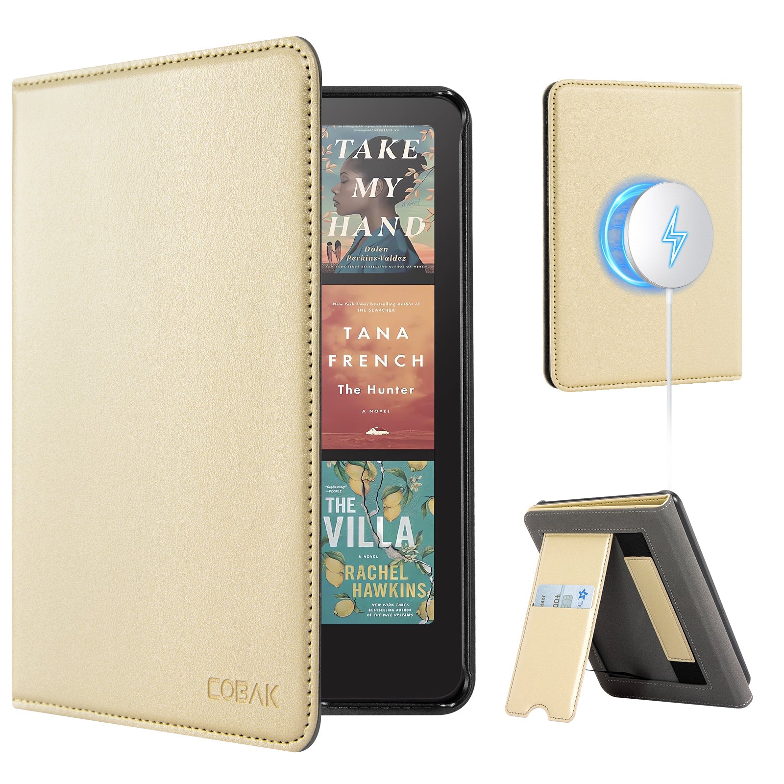 Kindle Paperwhite 12th Gen (2024 7 inch) stand Case#Color_Pearlescent Gold