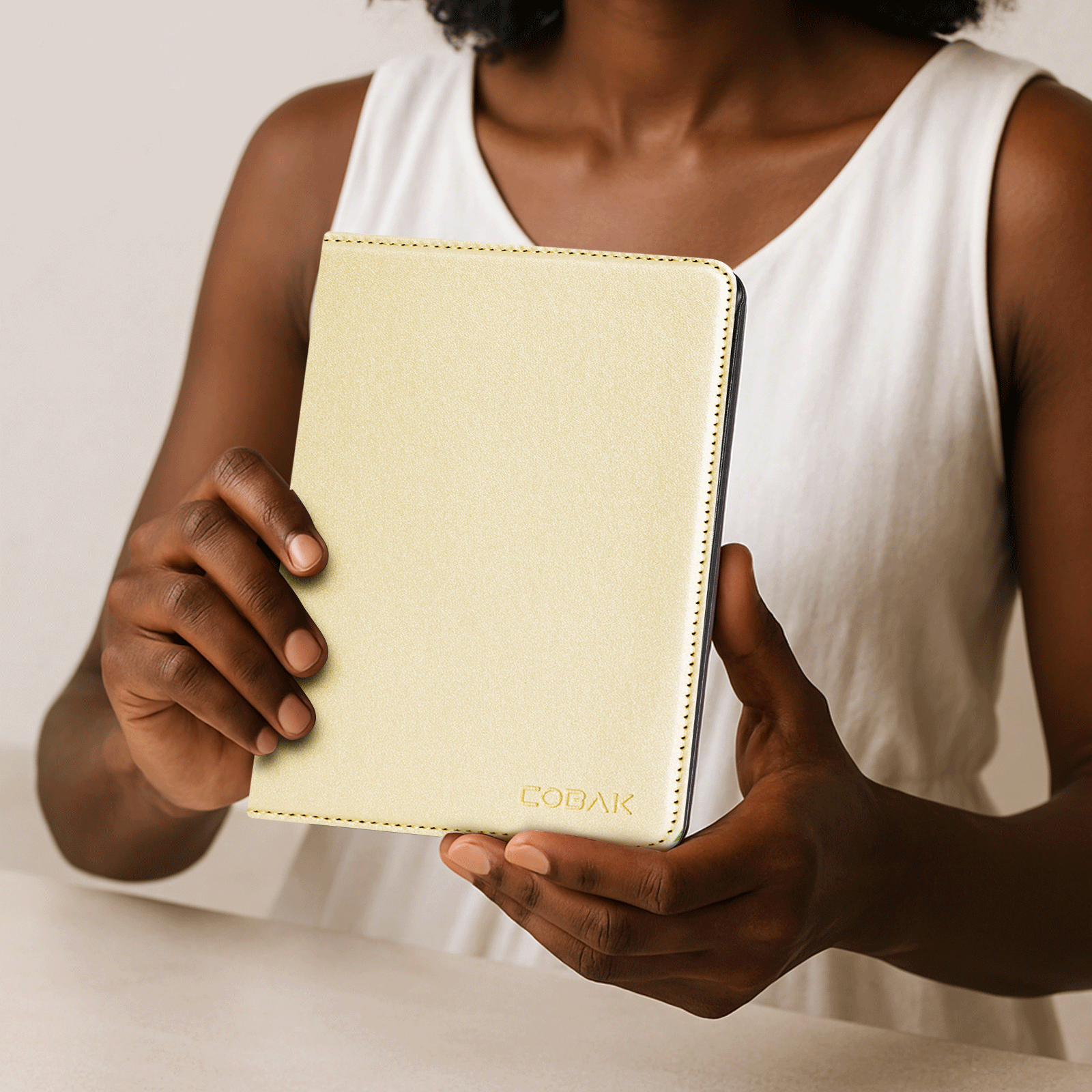 Kindle Paperwhite 12th Gen (2024 7 inch) stand Case#Color_Pearlescent Gold