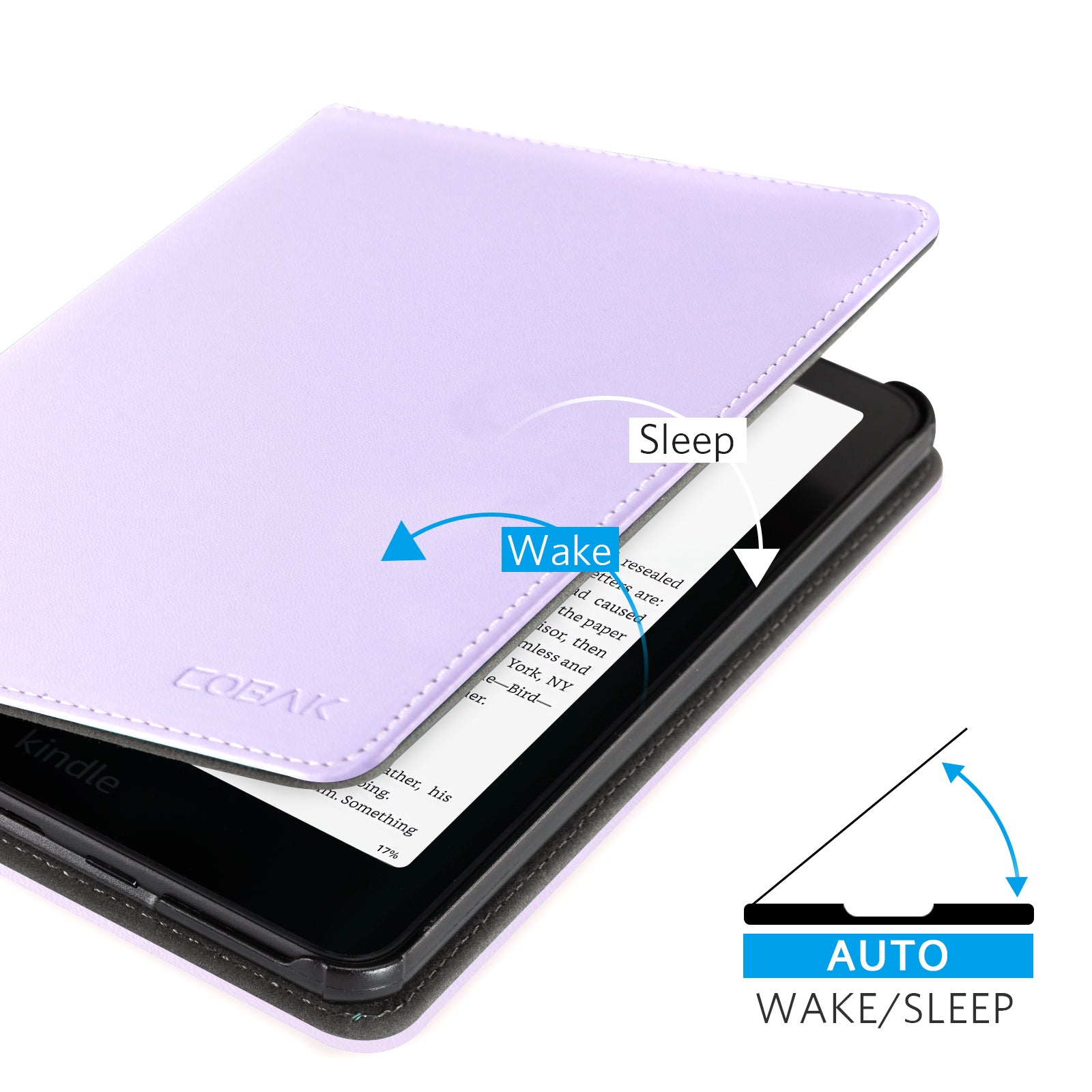 Kindle Paperwhite 12th Gen (2024 7 inch) stand Case#Color_Purple