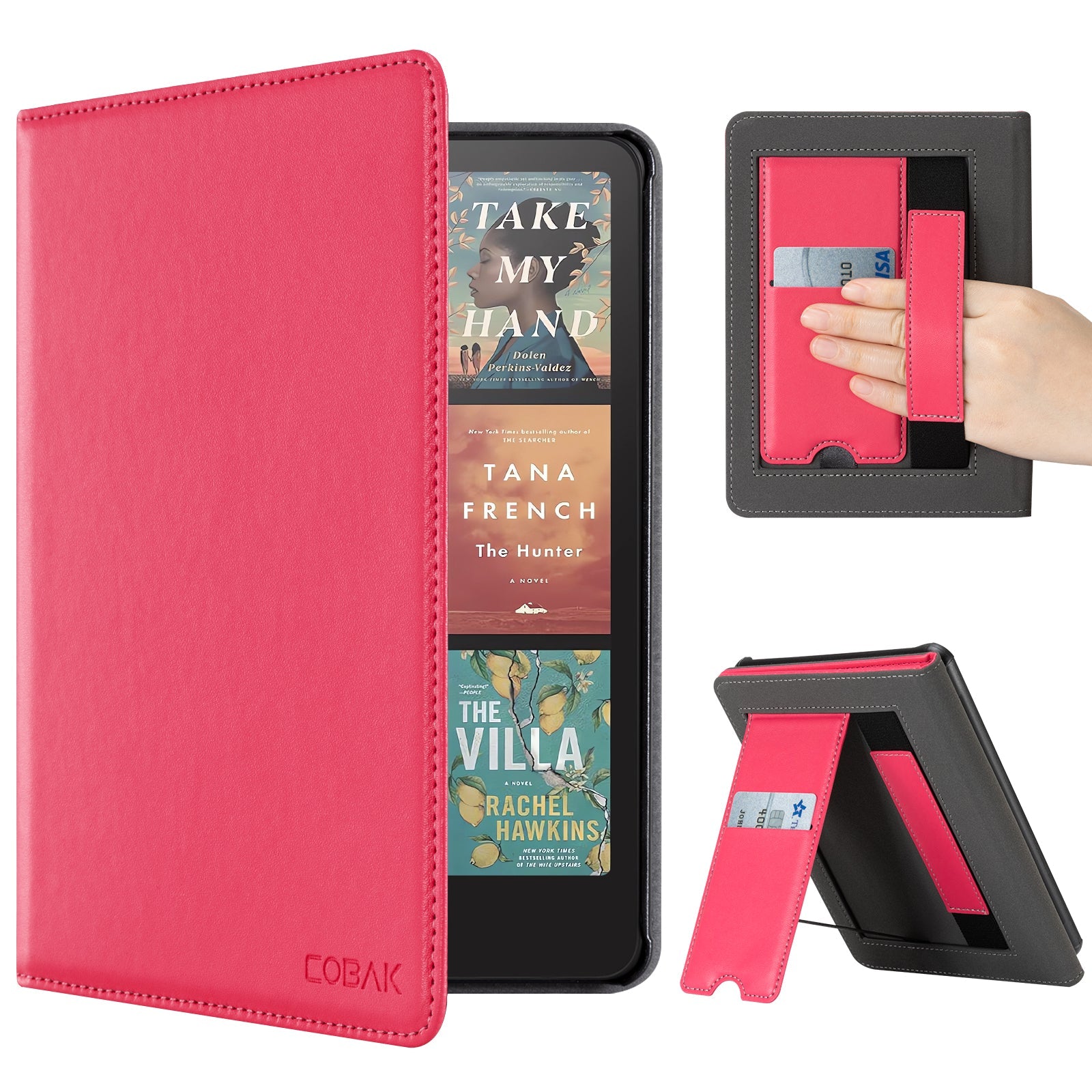 Kindle Paperwhite 12th Gen (2024 7 inch) stand Case#Color_Raspberry