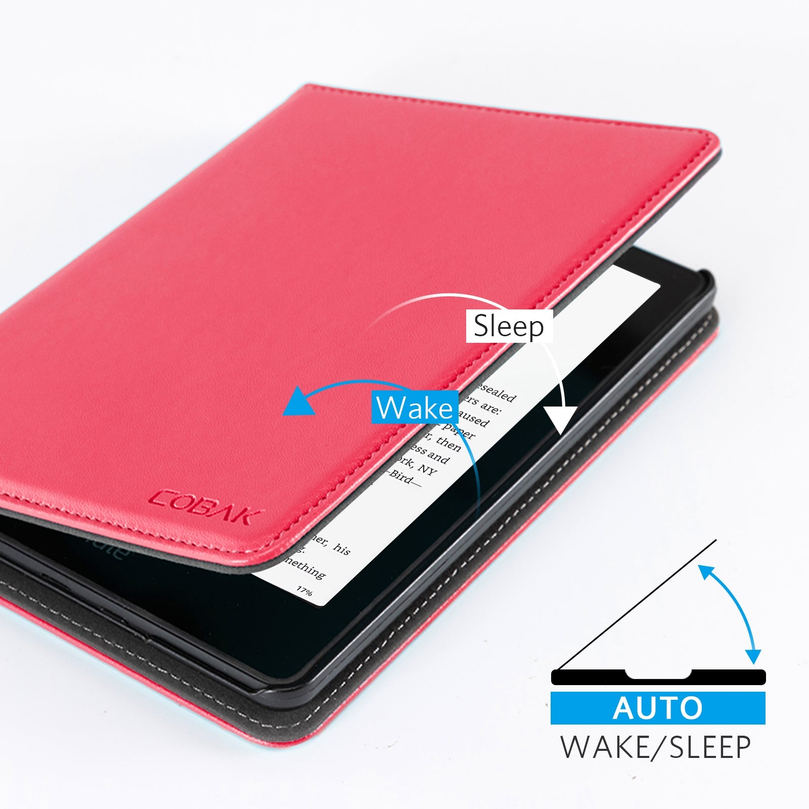 Kindle Paperwhite 12th Gen (2024 7 inch) stand Case#Color_Raspberry