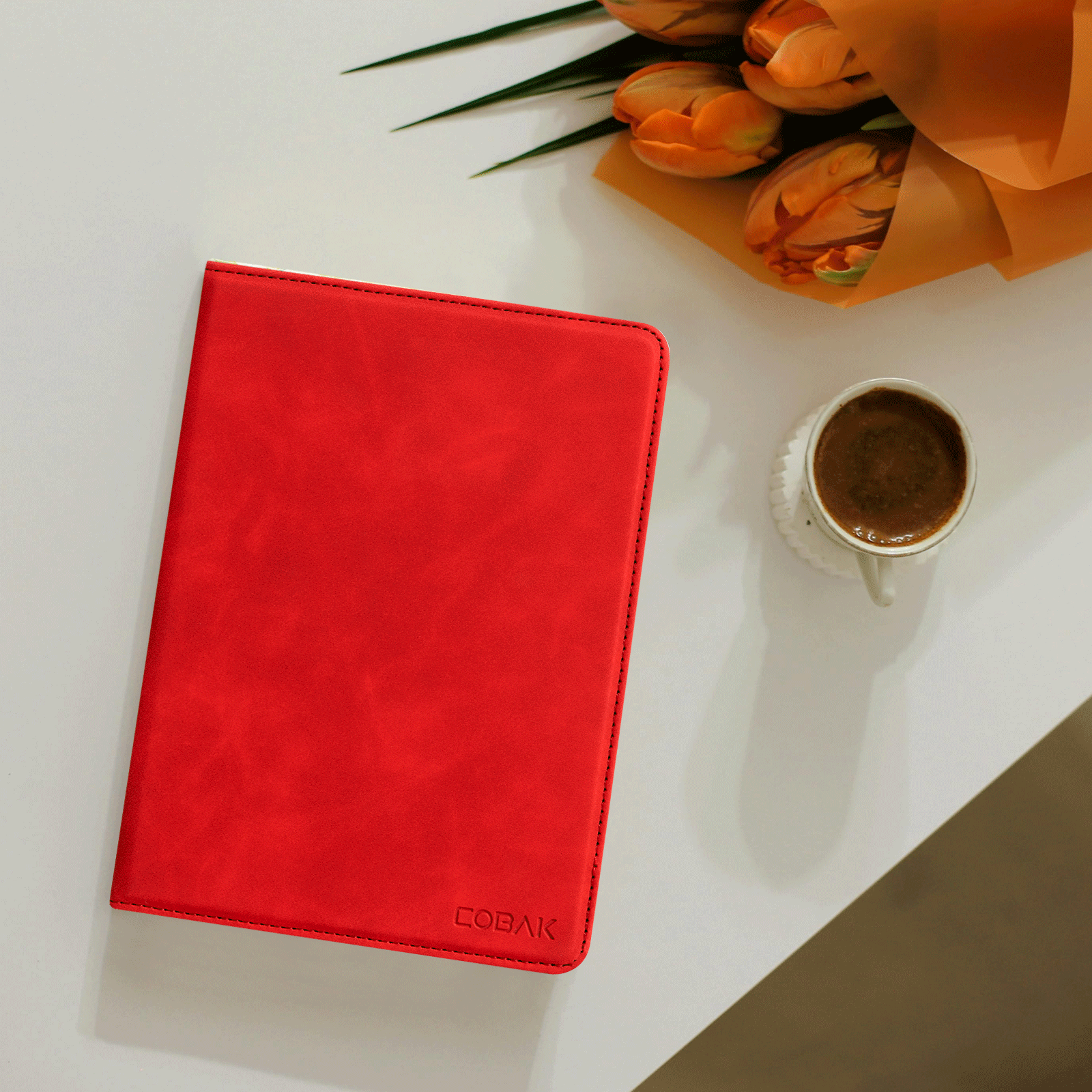 Kindle Paperwhite 12th Gen (2024 7 inch) stand Case#Color_Red