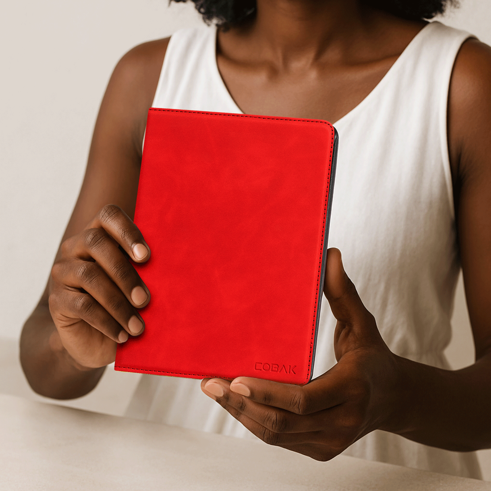 Kindle Paperwhite 12th Gen (2024 7 inch) stand Case#Color_Red