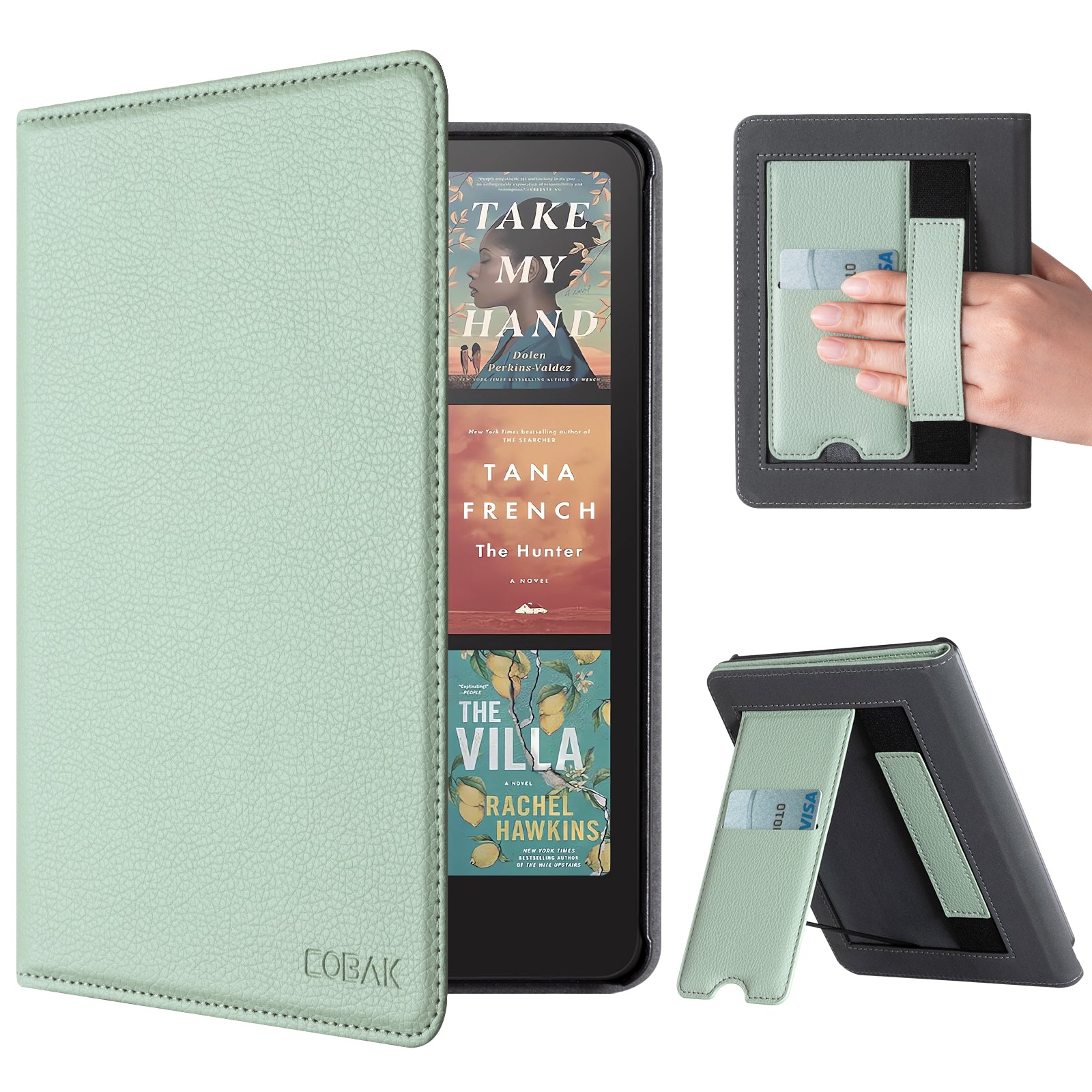 Kindle Paperwhite 12th Gen (2024 7 inch) stand Case#Color_Sage Green