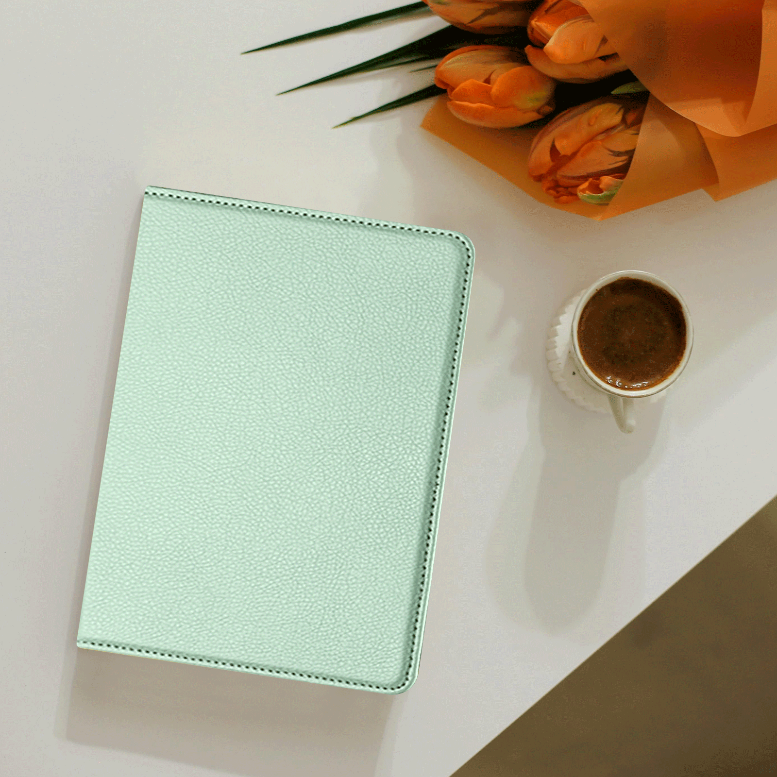 Kindle Paperwhite 12th Gen (2024 7 inch) stand Case#Color_Sage Green