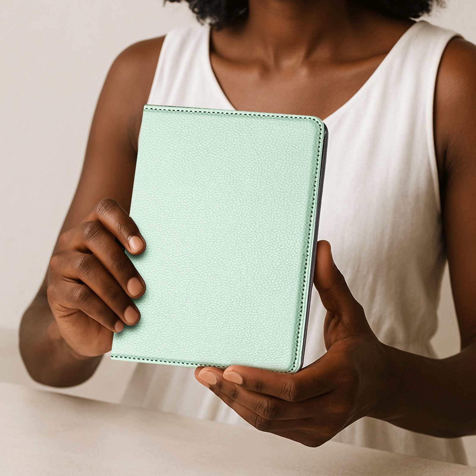 Kindle Paperwhite 12th Gen (2024 7 inch) stand Case#Color_Sage Green