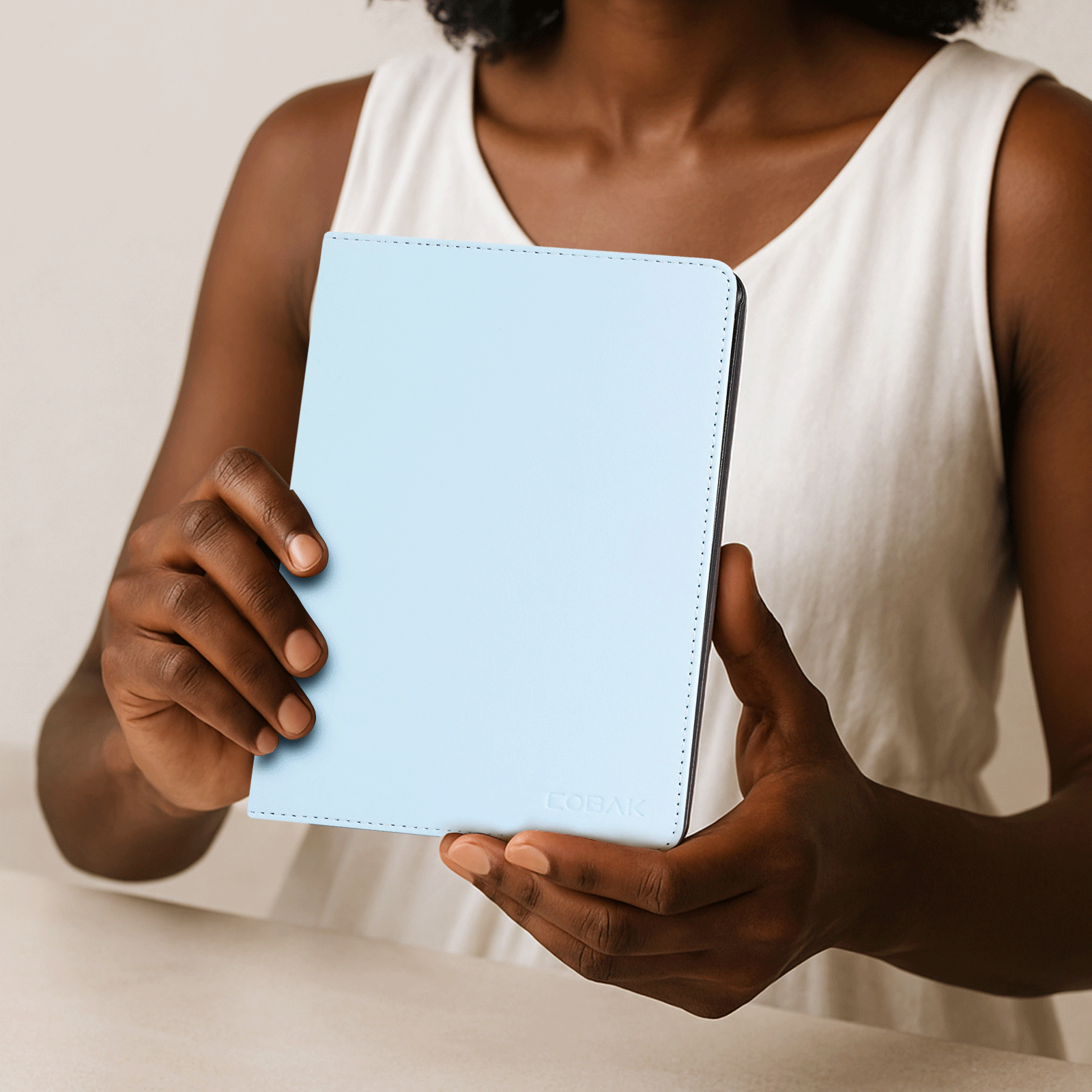 Kindle Paperwhite 12th Gen (2024 7 inch) stand Case#Color_Sky Blue